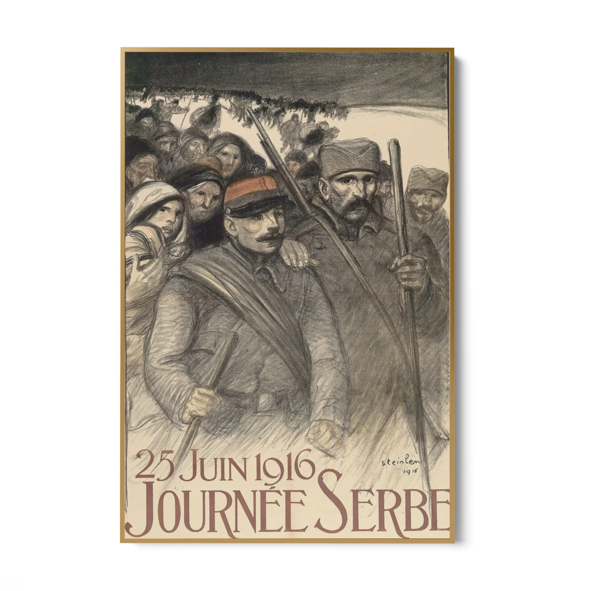 Giorno della Serbia, Théophile Steinlen - Image 6