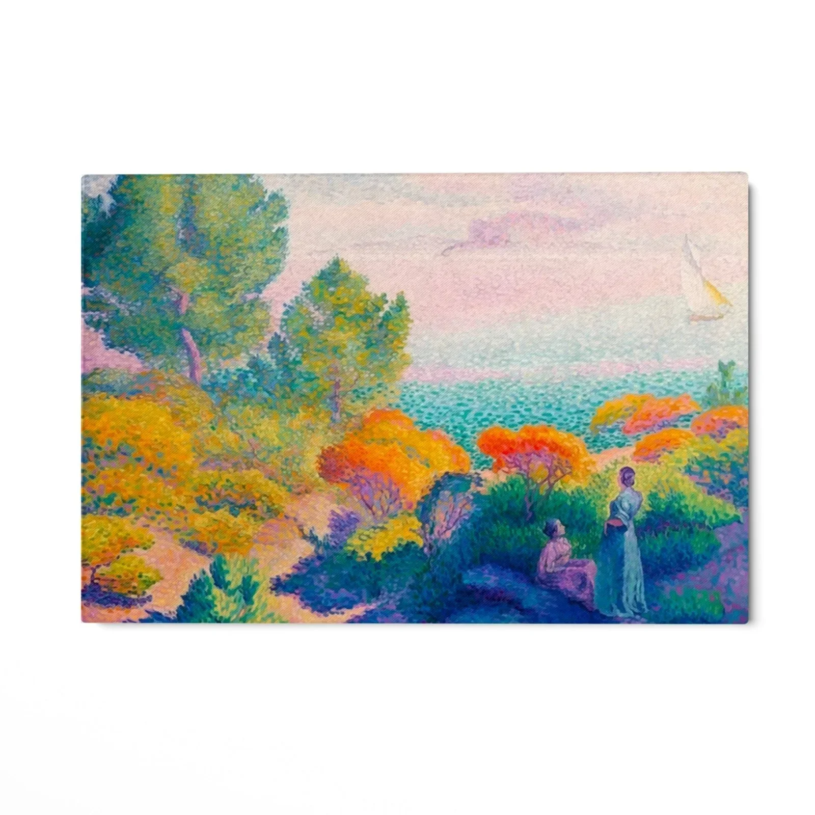 Due donne sulla riva del Mediterraneo, Henri Edmond Cross (1896) - Image 4