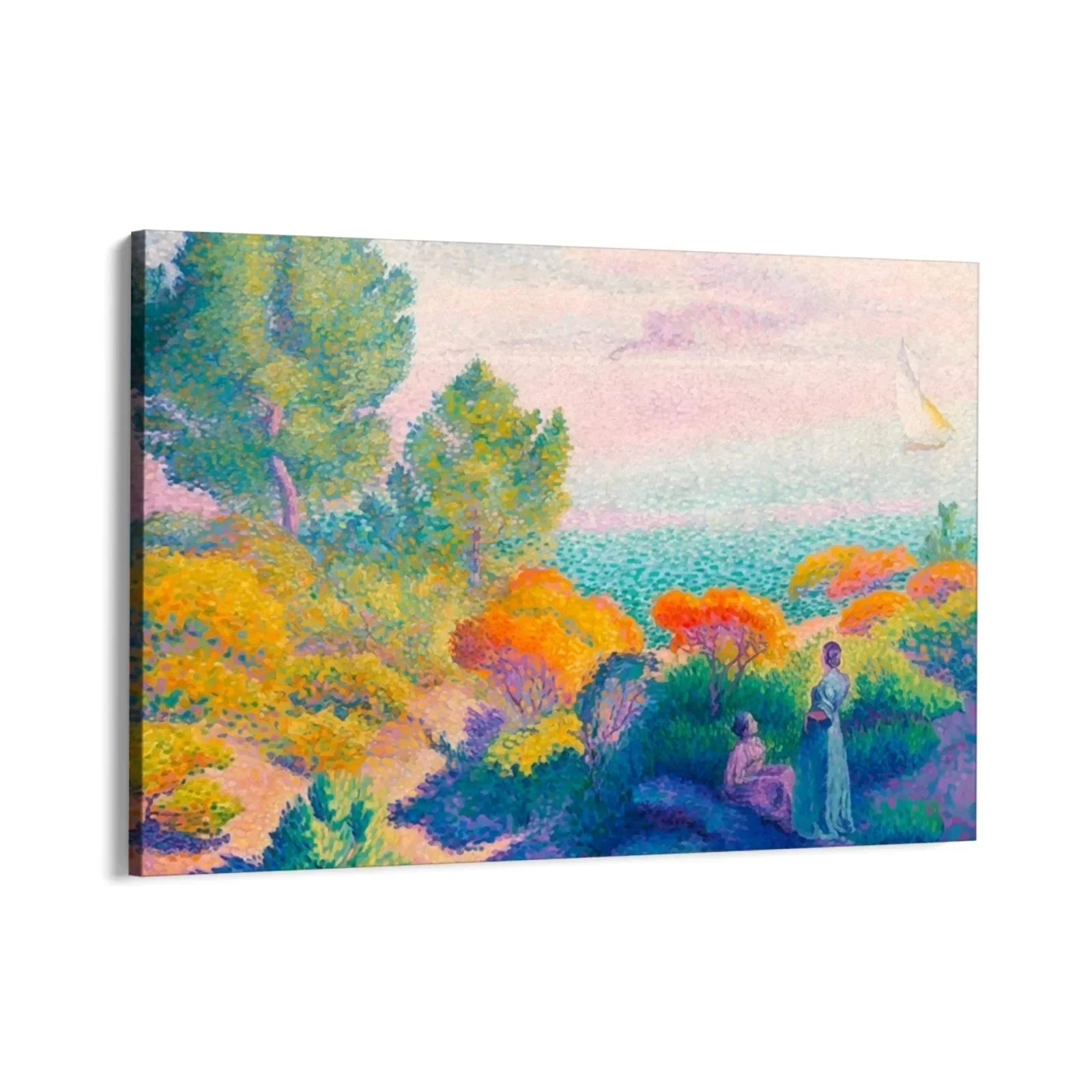 Due donne sulla riva del Mediterraneo, Henri Edmond Cross (1896) - Image 5