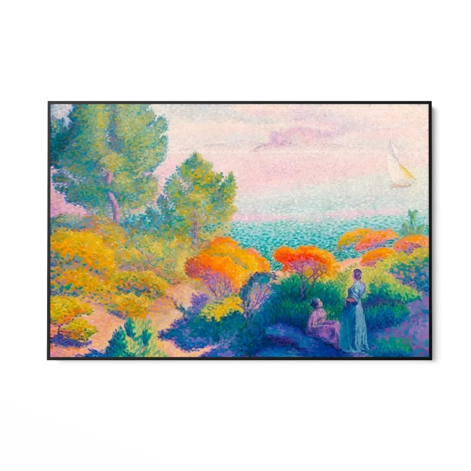 Due donne sulla riva del Mediterraneo, Henri Edmond Cross (1896) - Image 6
