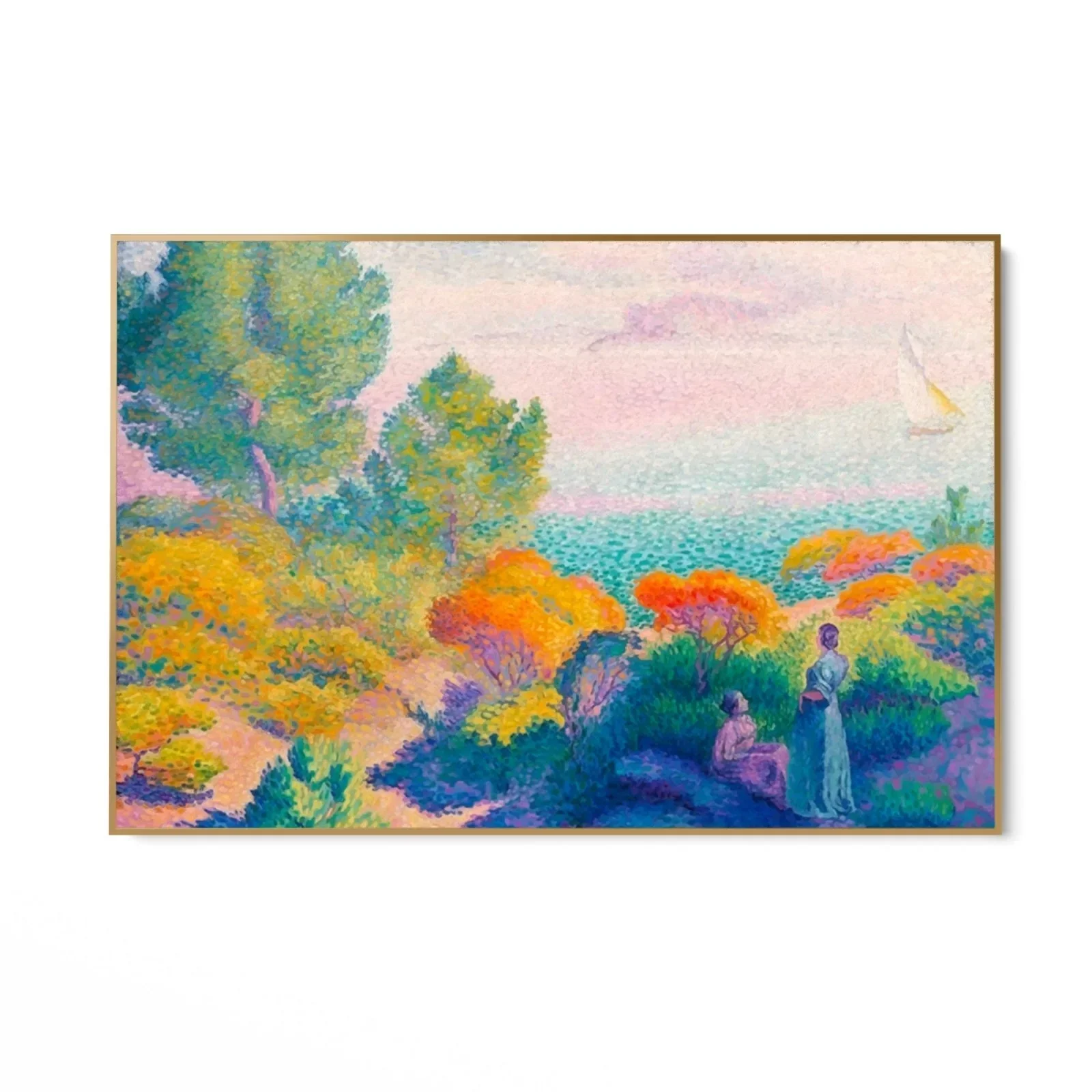 Due donne sulla riva del Mediterraneo, Henri Edmond Cross (1896) - Image 9