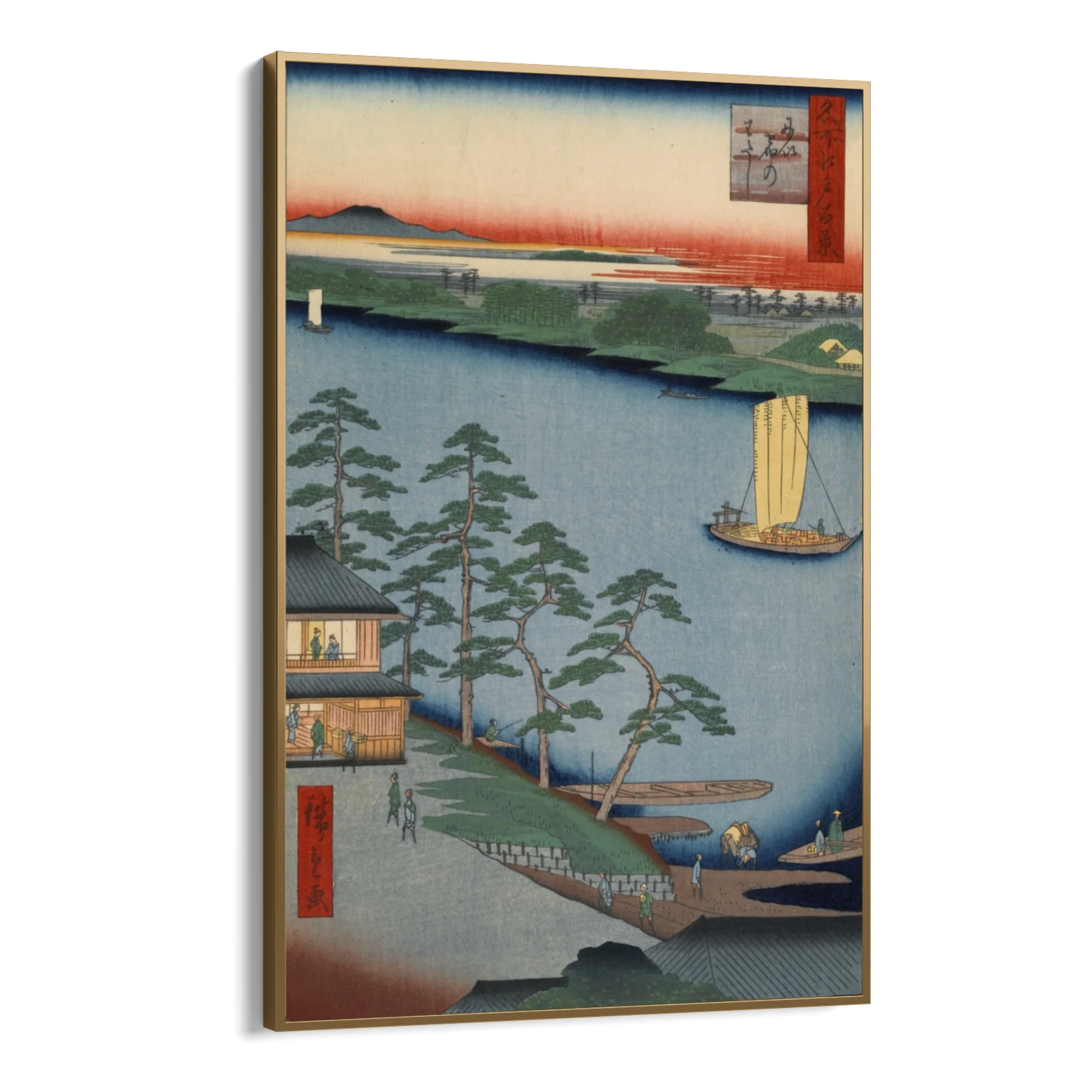 Le Cento vedute famose di Edo XCIII, Utagawa Hiroshige - Image 10