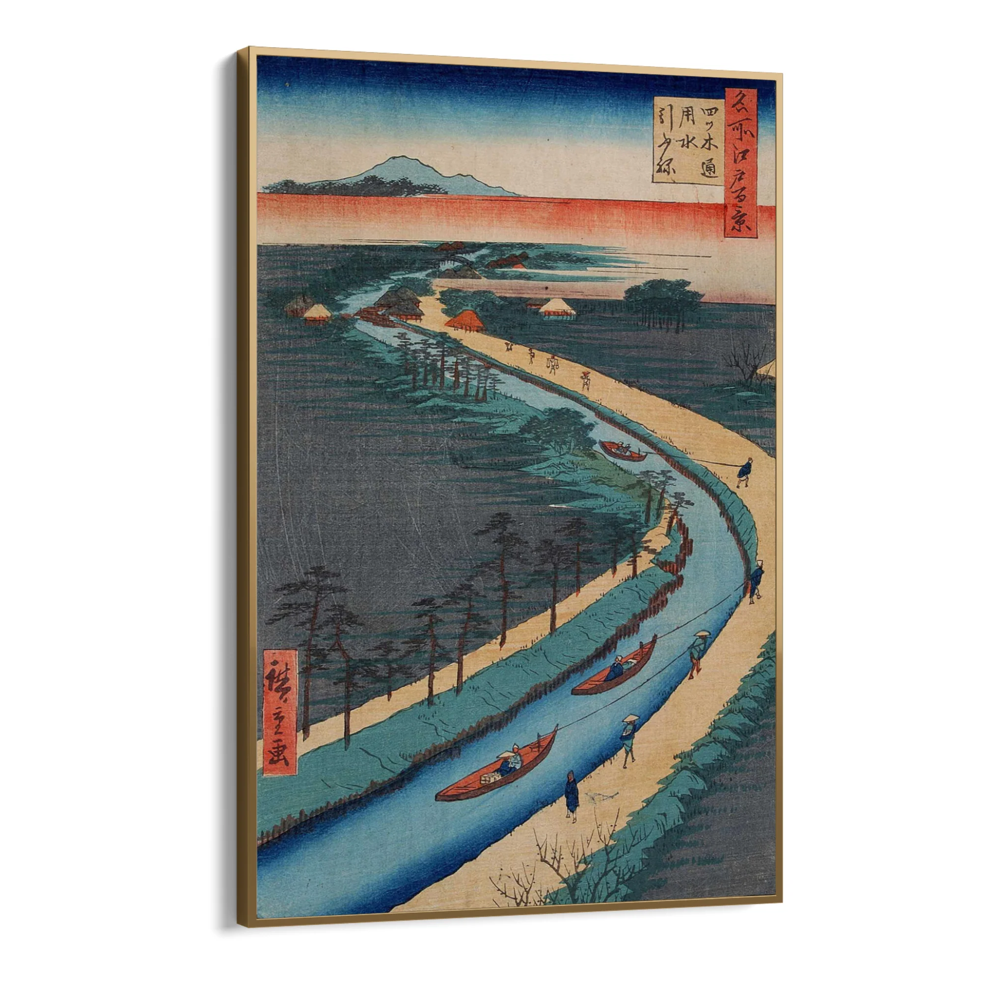 Le Cento vedute famose di Edo XXXIII, Utagawa Hiroshige - Image 10