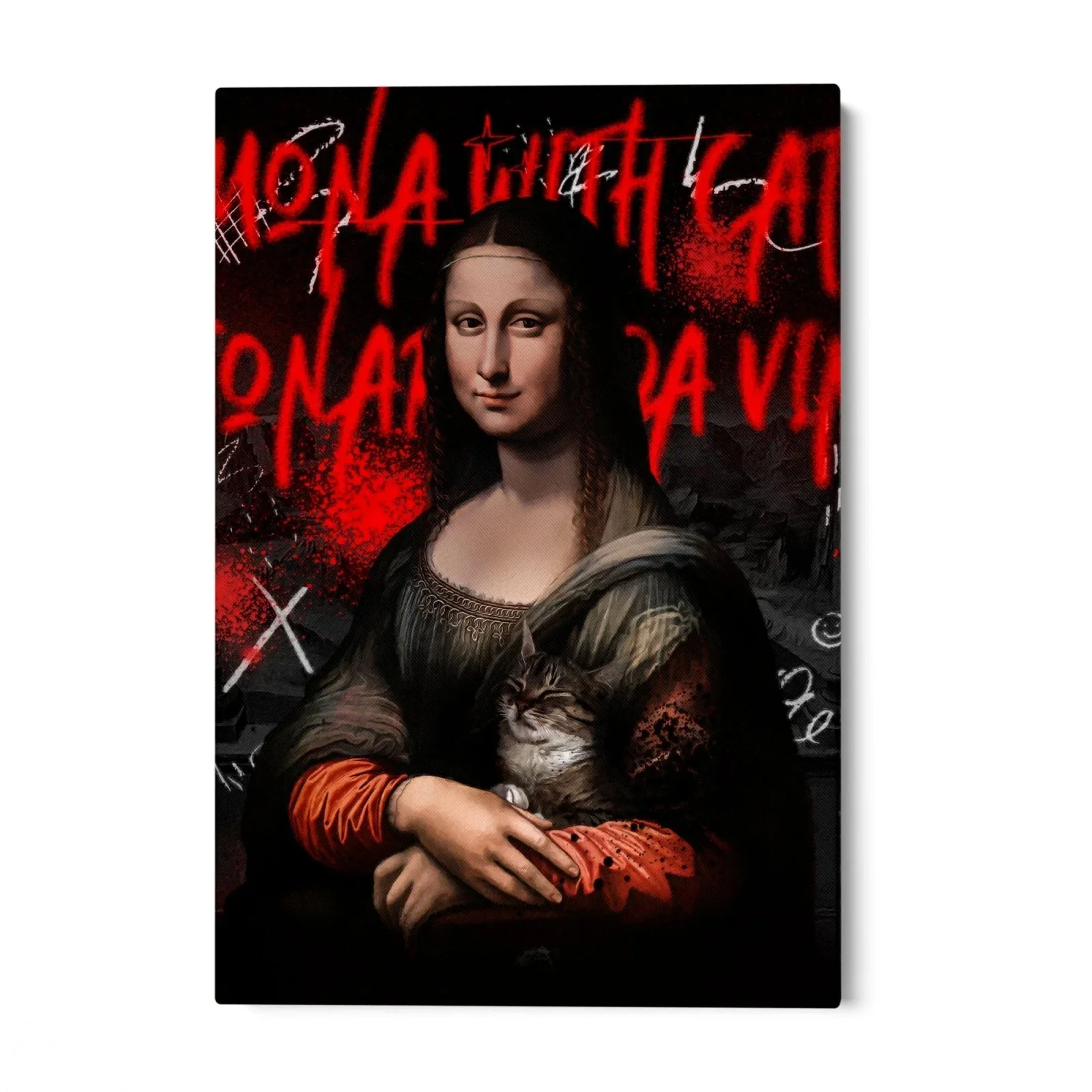 Mona Lisa Graffiti - Image 4