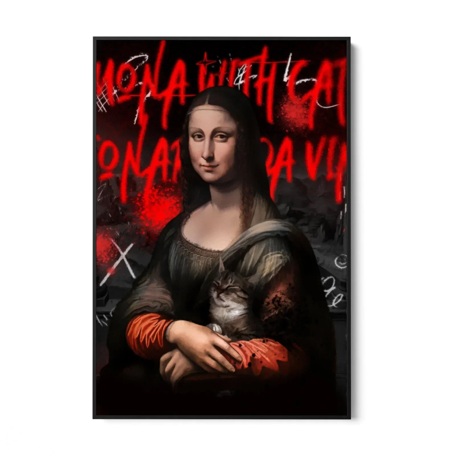 Mona Lisa Graffiti - Image 6