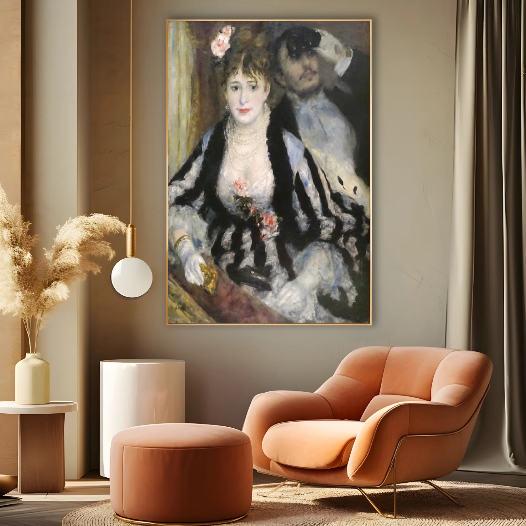 Nella Loggia del Teatro, Pierre Auguste Renoir