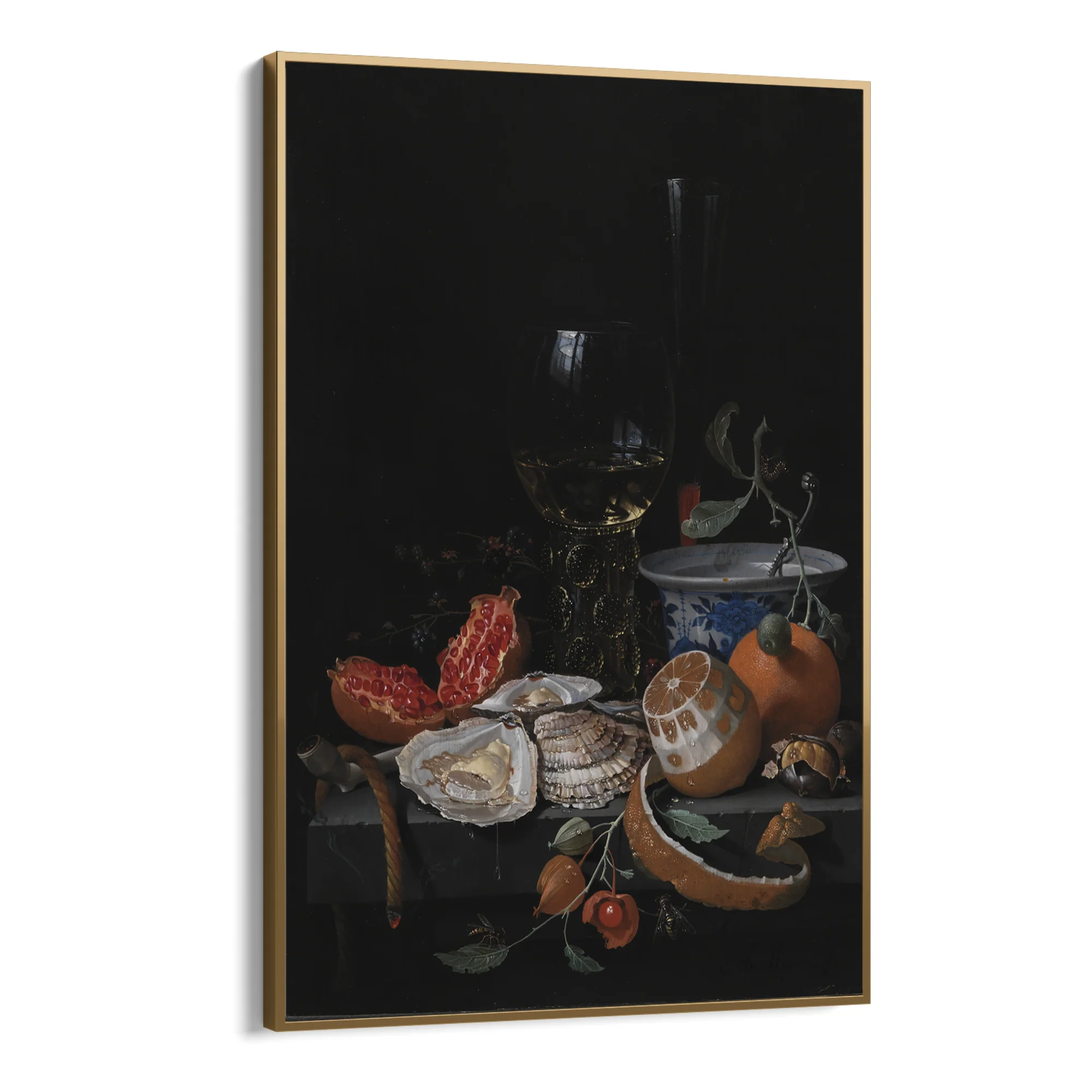 Ostriche, Frutta e Vino, Abraham Mignon - Image 10