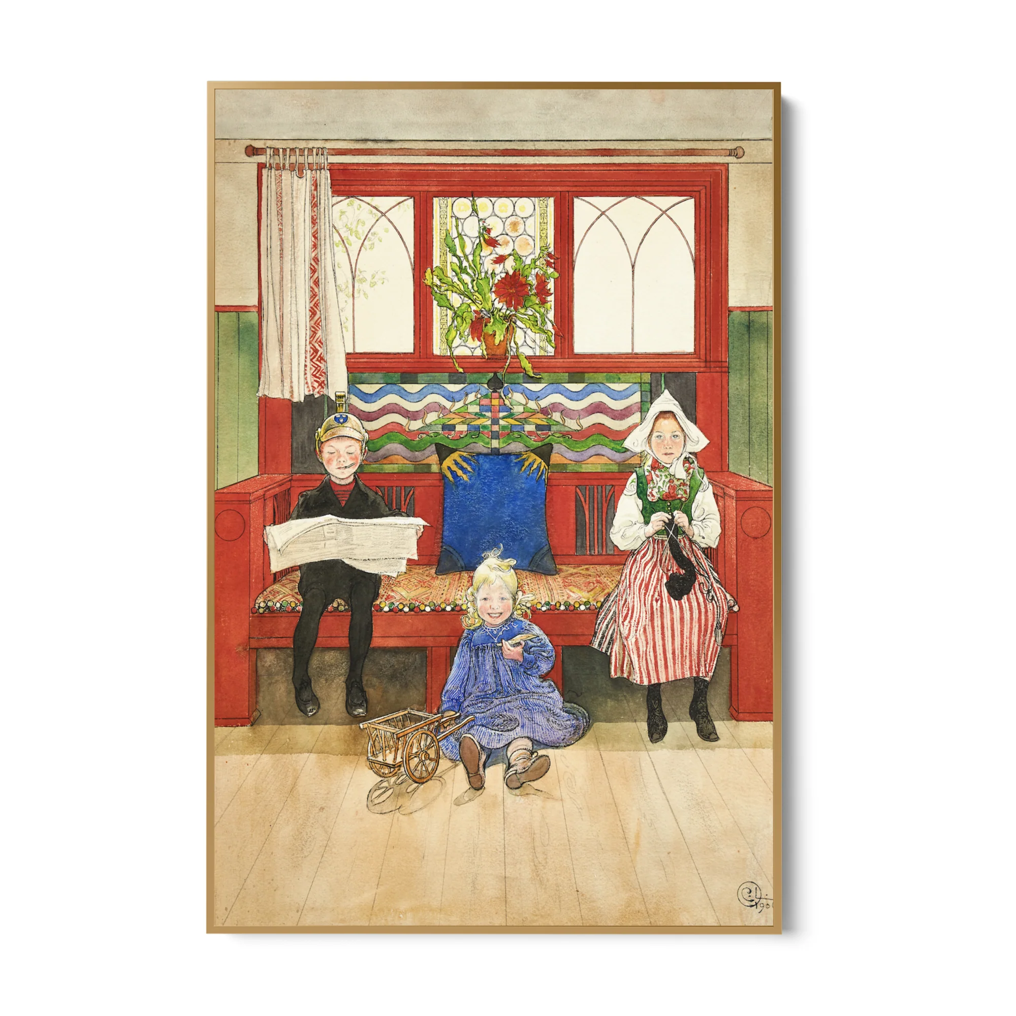 Padre, Madre, Bambino, Carl Larsson - Image 6