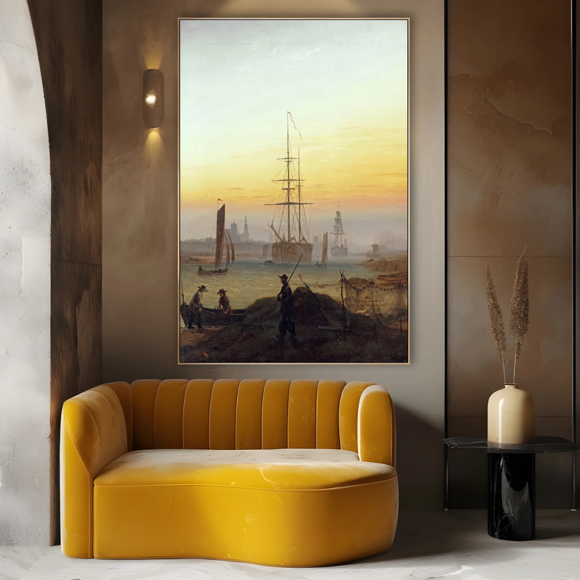 Porto di Greifswald, Caspar David Friedrich - Image 3