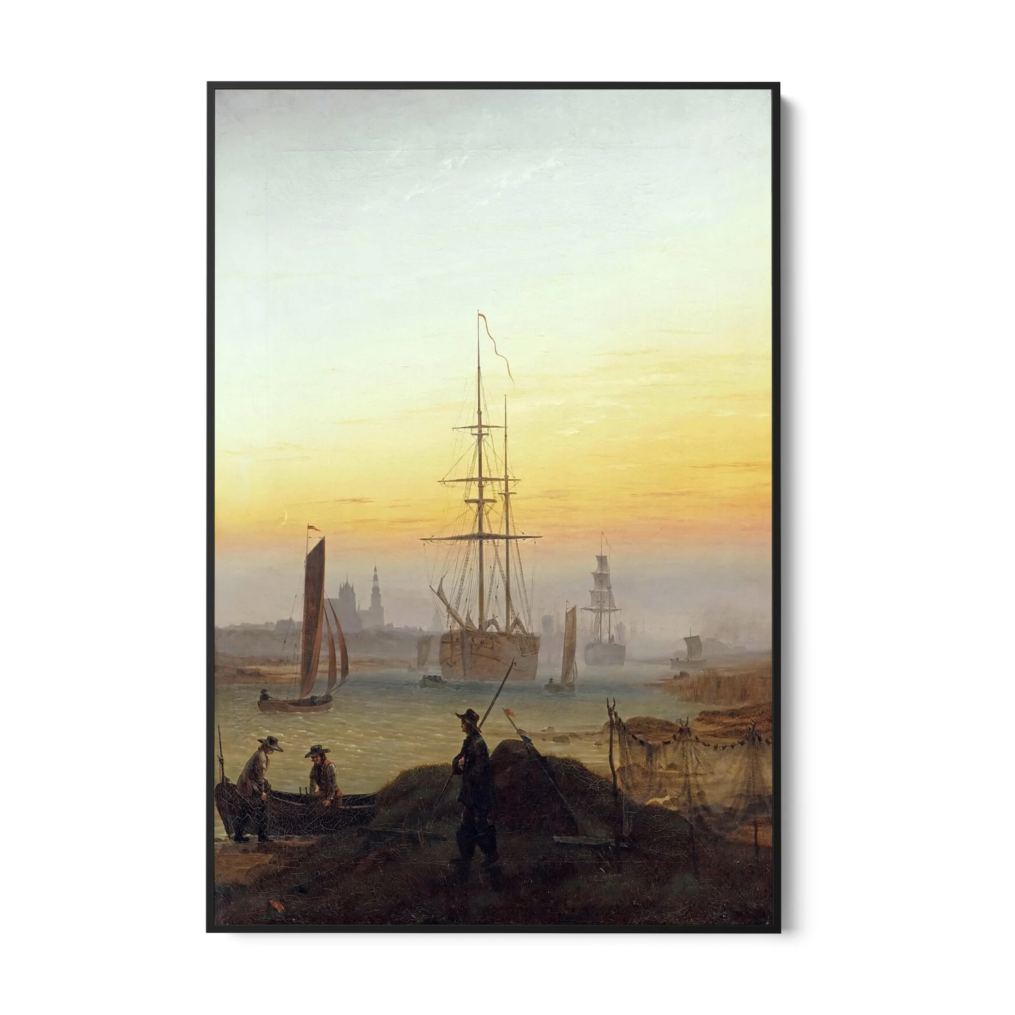 Porto di Greifswald, Caspar David Friedrich - Image 5