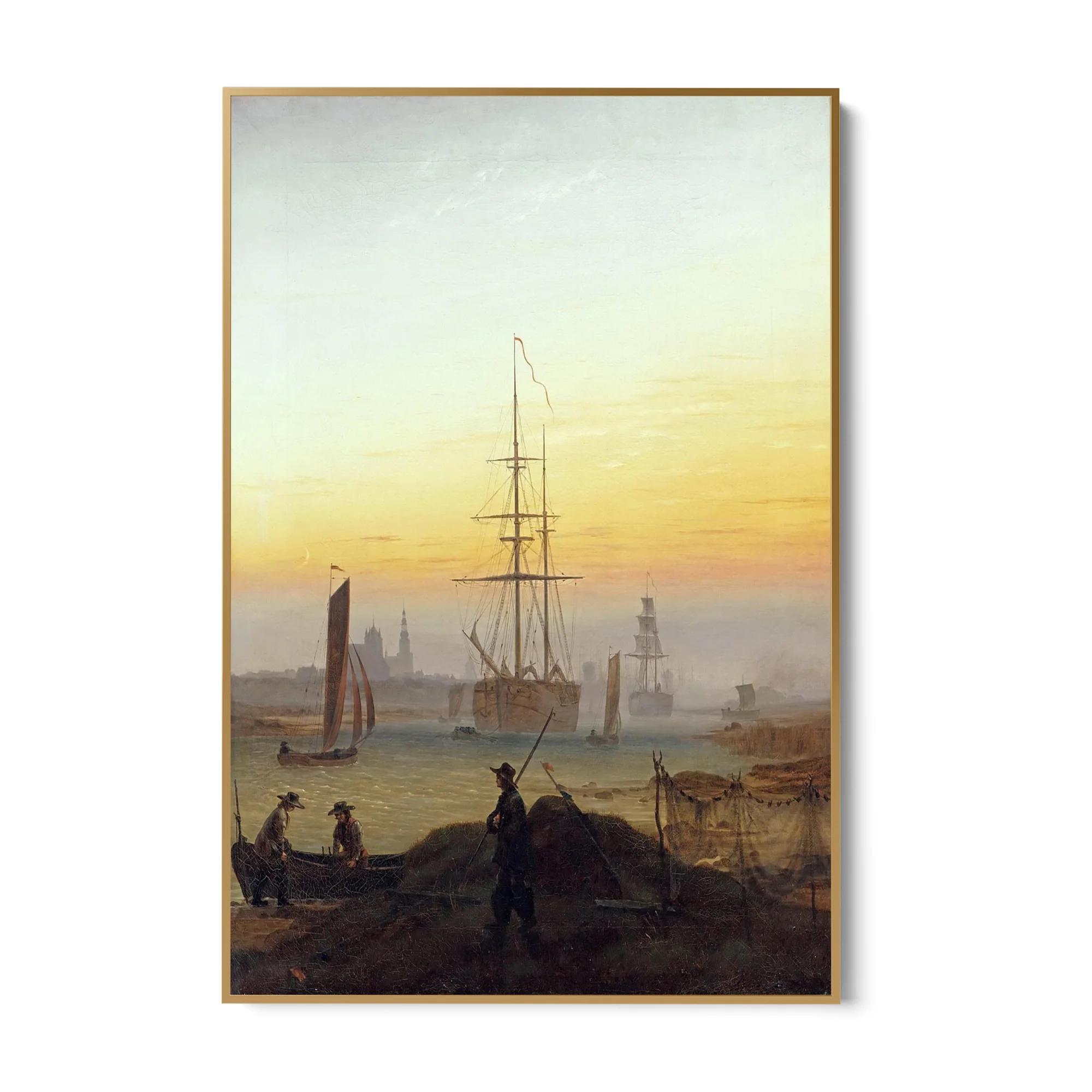 Porto di Greifswald, Caspar David Friedrich - Image 6