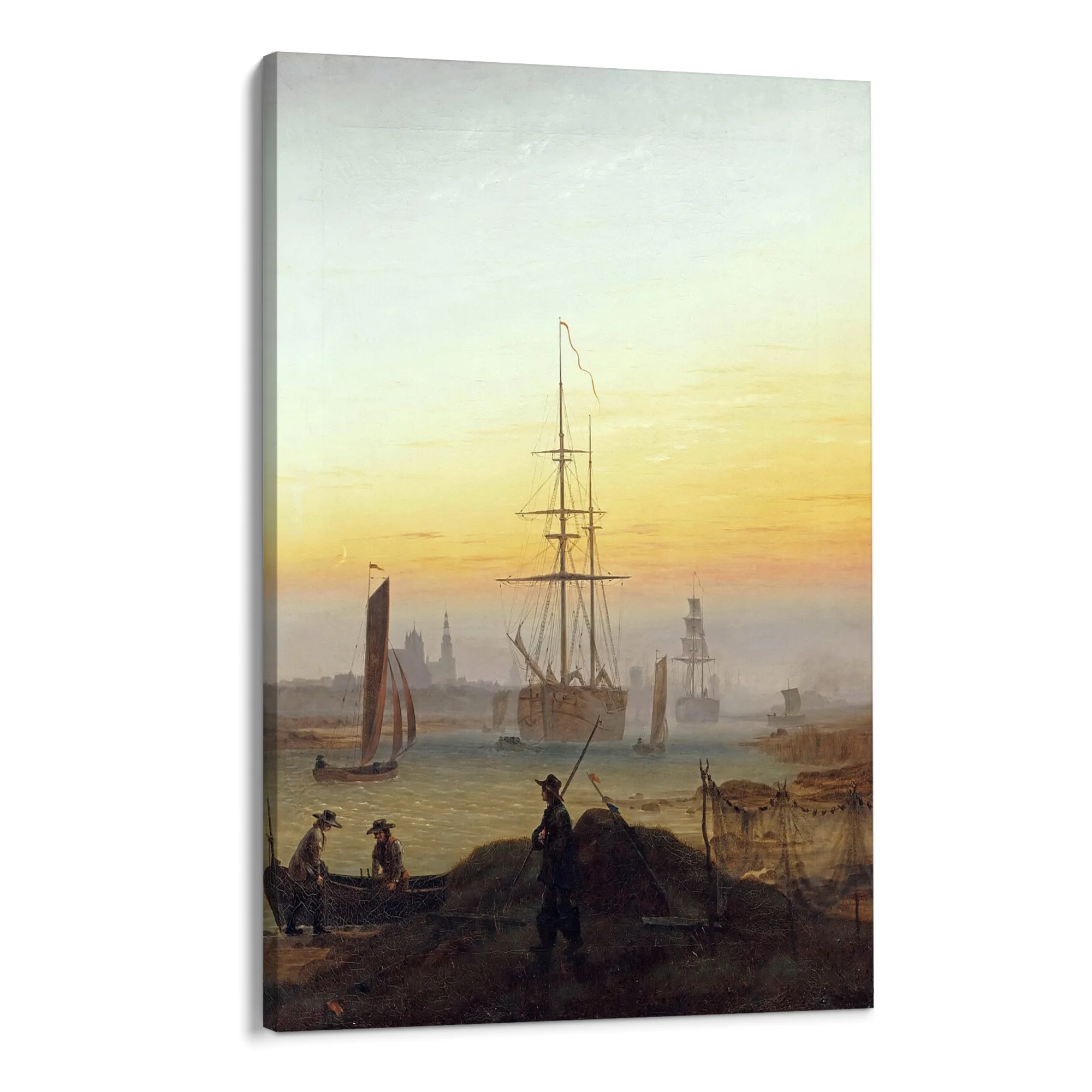 Porto di Greifswald, Caspar David Friedrich - Image 8