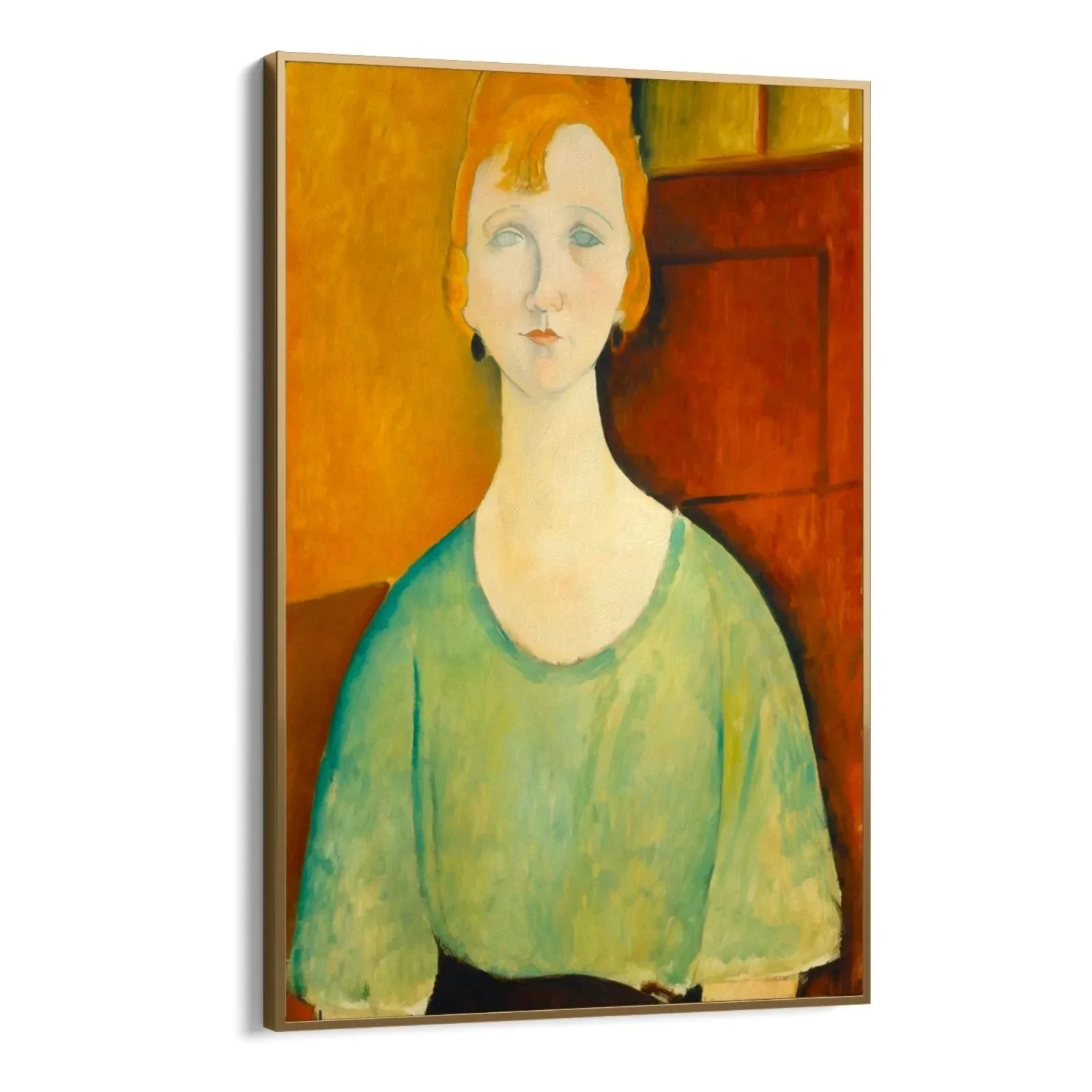Ragazza in una camicetta verde, Amedeo Modigliani - Image 10