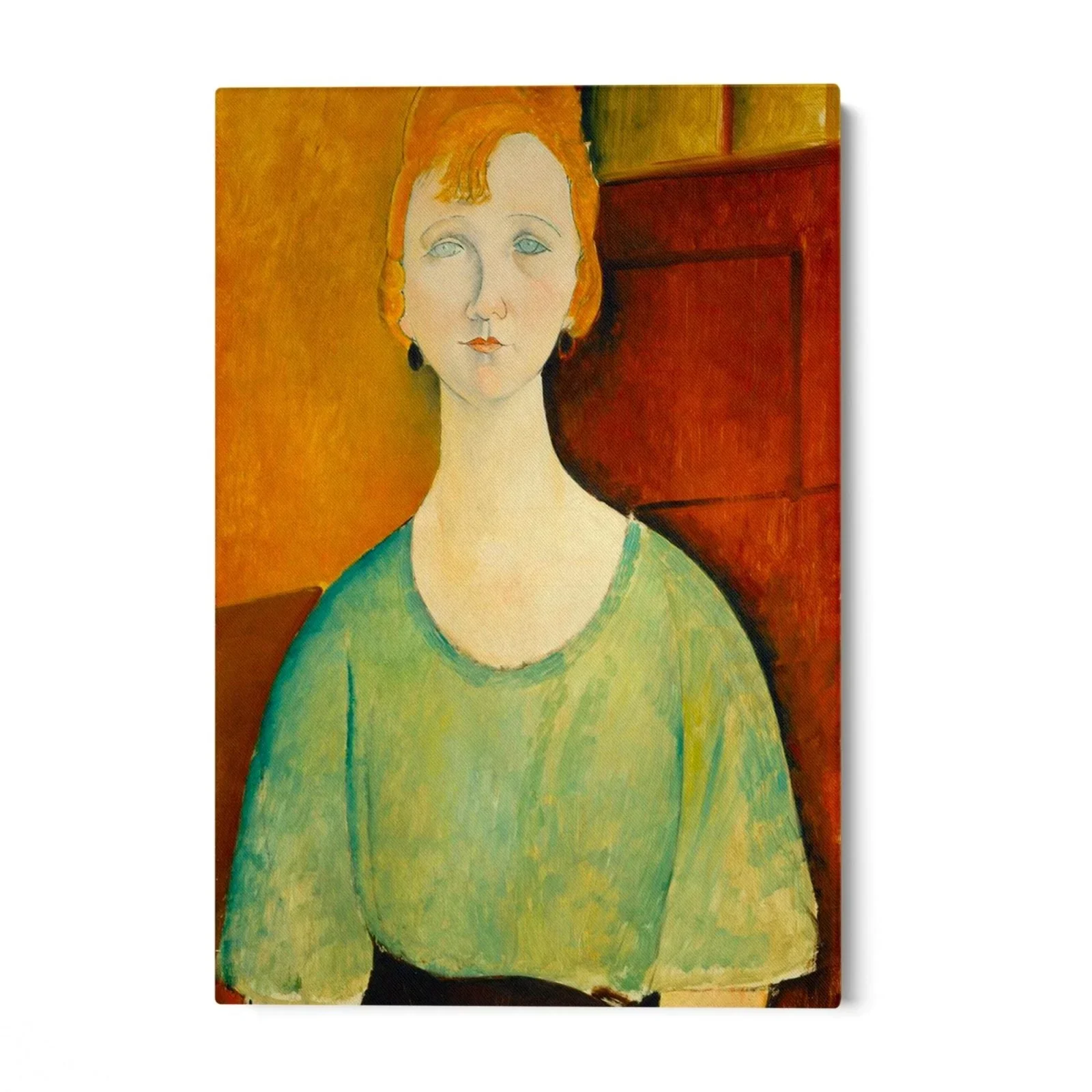 Ragazza in una camicetta verde, Amedeo Modigliani - Image 5