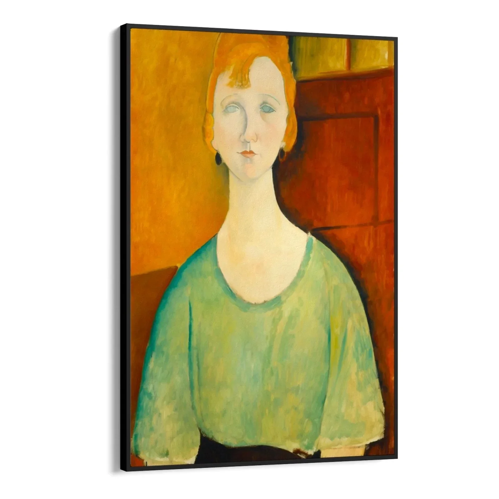 Ragazza in una camicetta verde, Amedeo Modigliani - Image 8