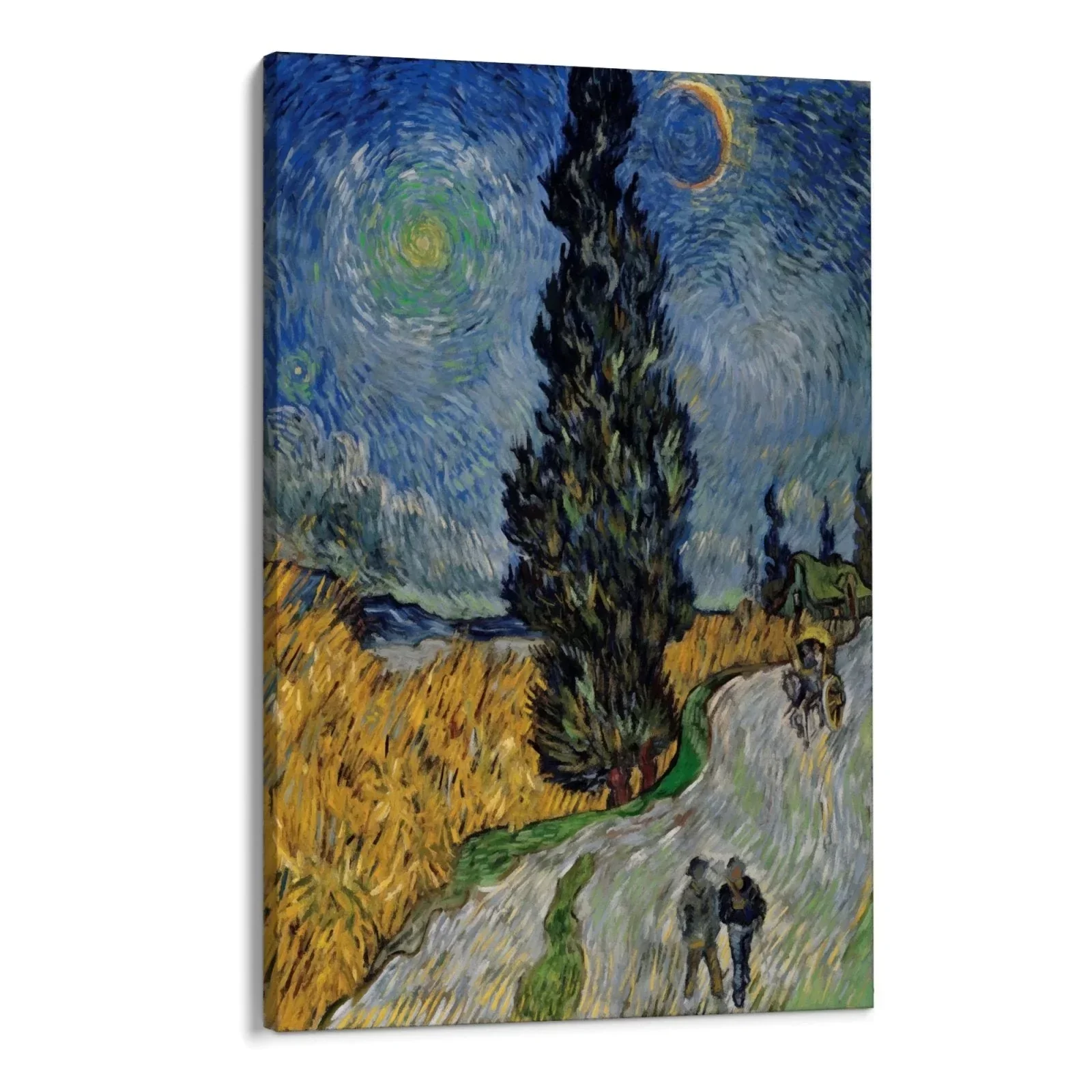Road with Cypress and Star, Vincent Van Gogh - Image 6