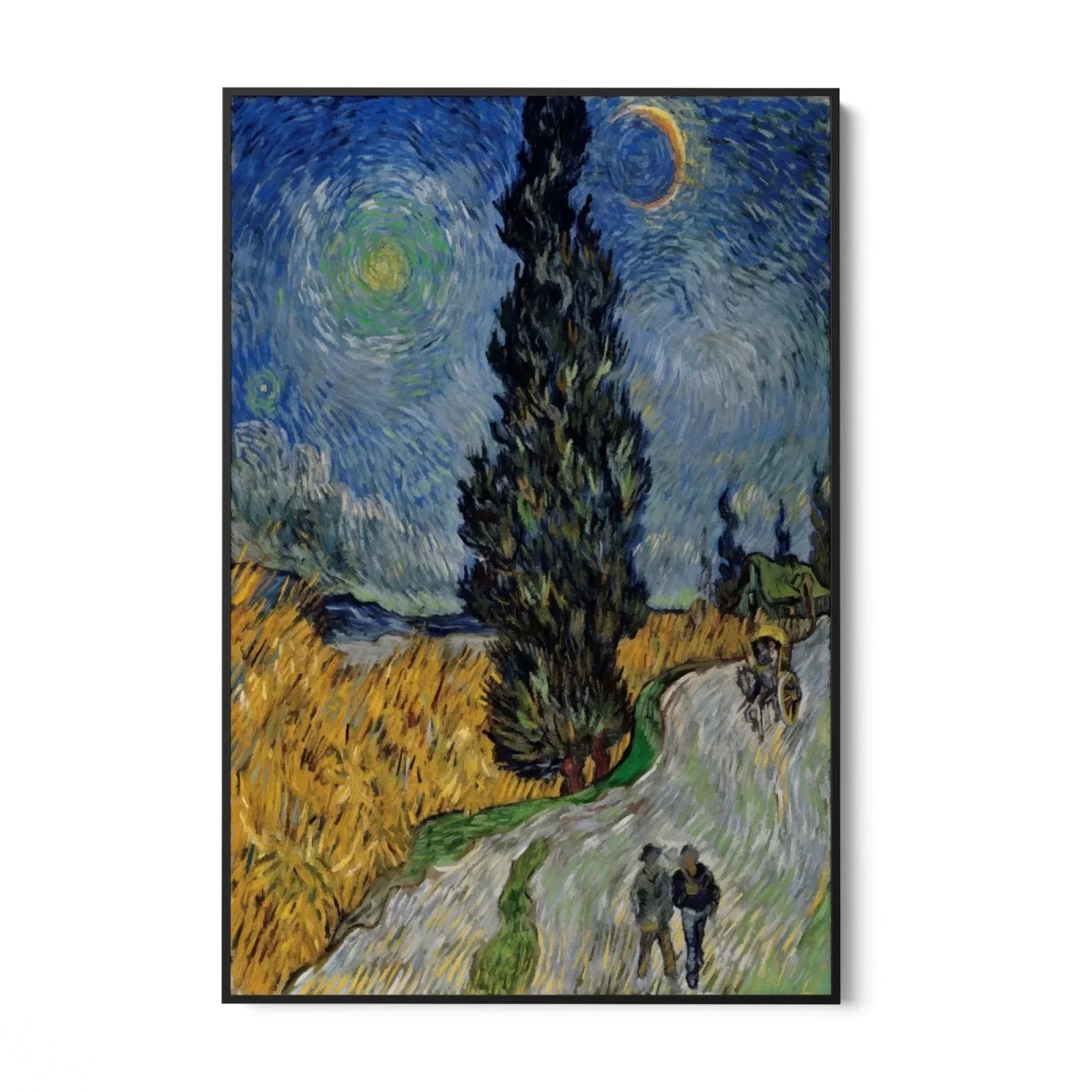 Road with Cypress and Star, Vincent Van Gogh - Image 7