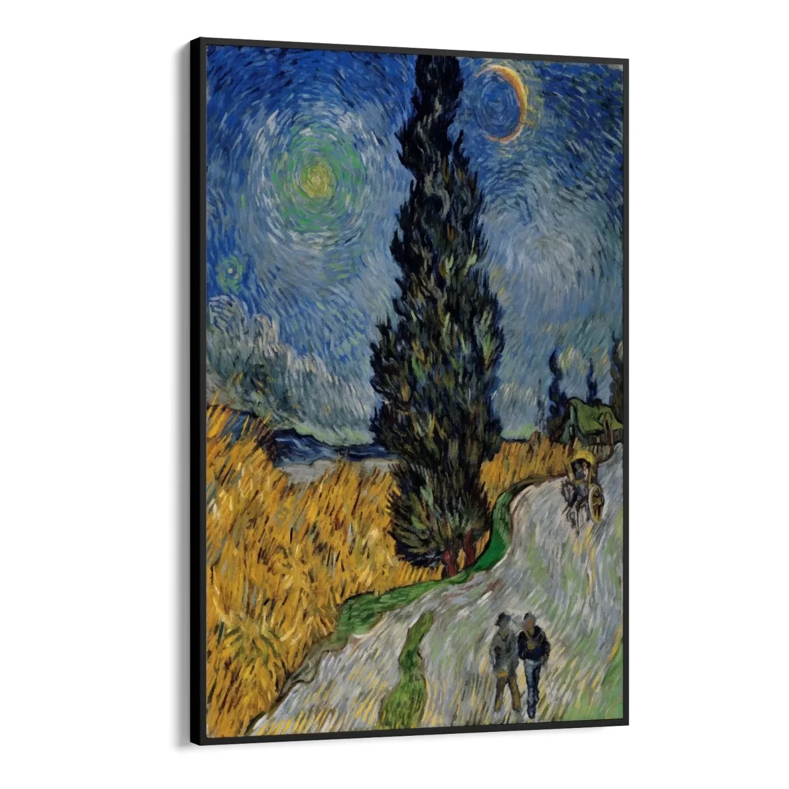 Road with Cypress and Star, Vincent Van Gogh - Image 8