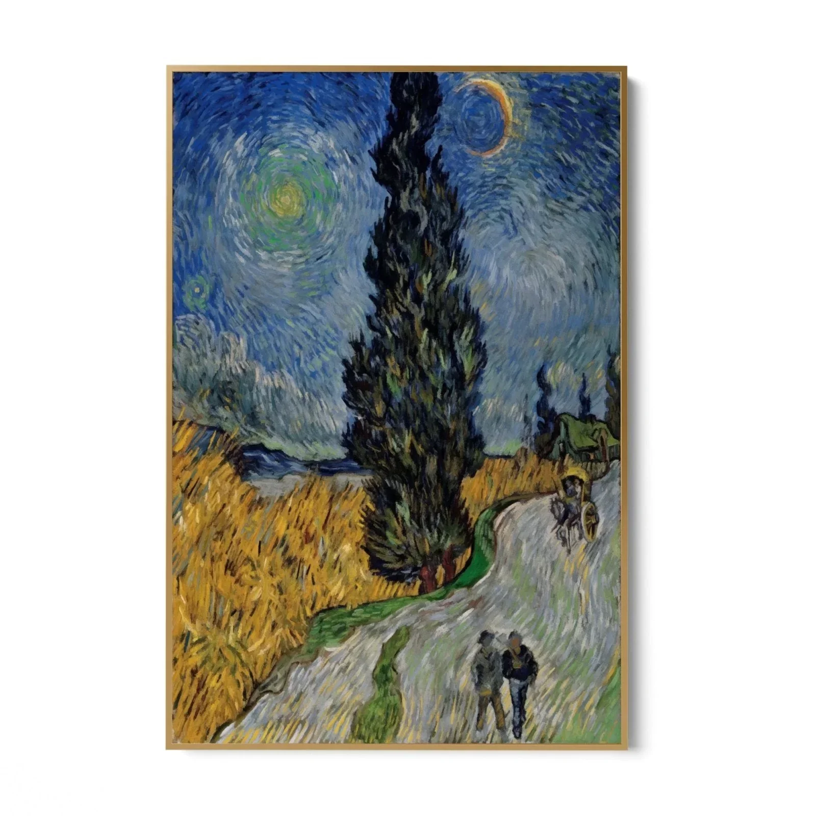 Road with Cypress and Star, Vincent Van Gogh - Image 9