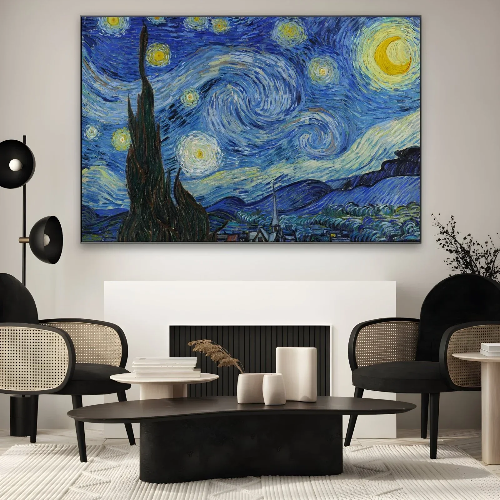 Starry Night, Vincent Van Gogh - Image 3