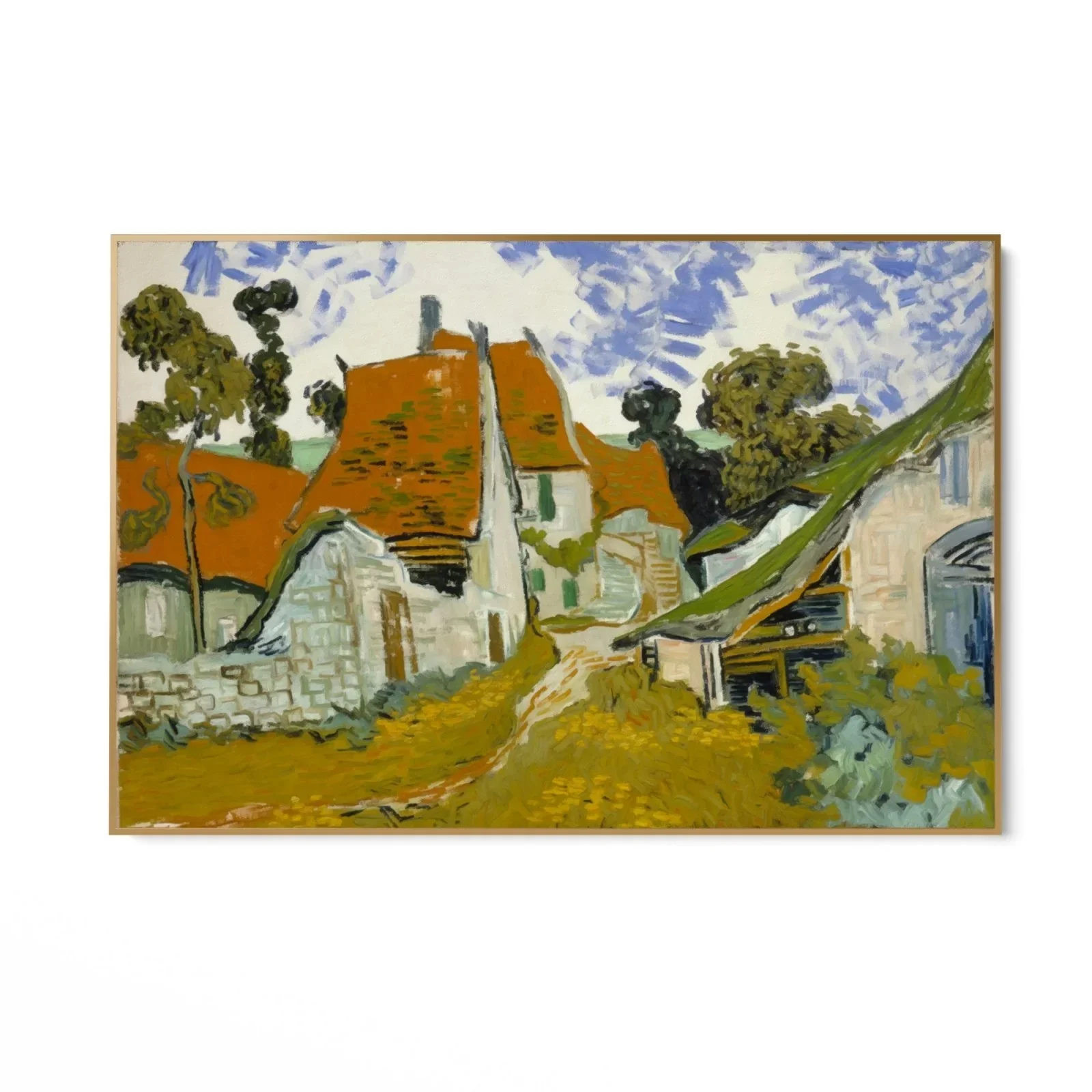 Street in Auvers-Sur-Oise, Vincent Van Gogh - Image 8