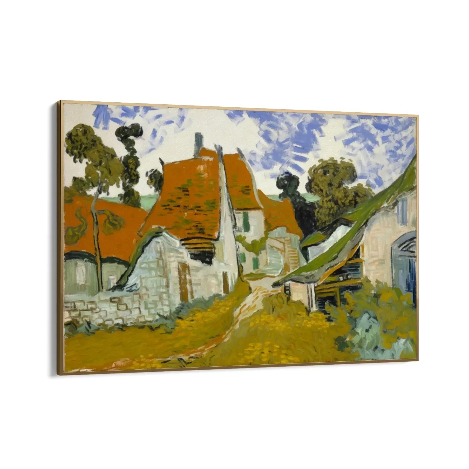 Street in Auvers-Sur-Oise, Vincent Van Gogh - Image 9