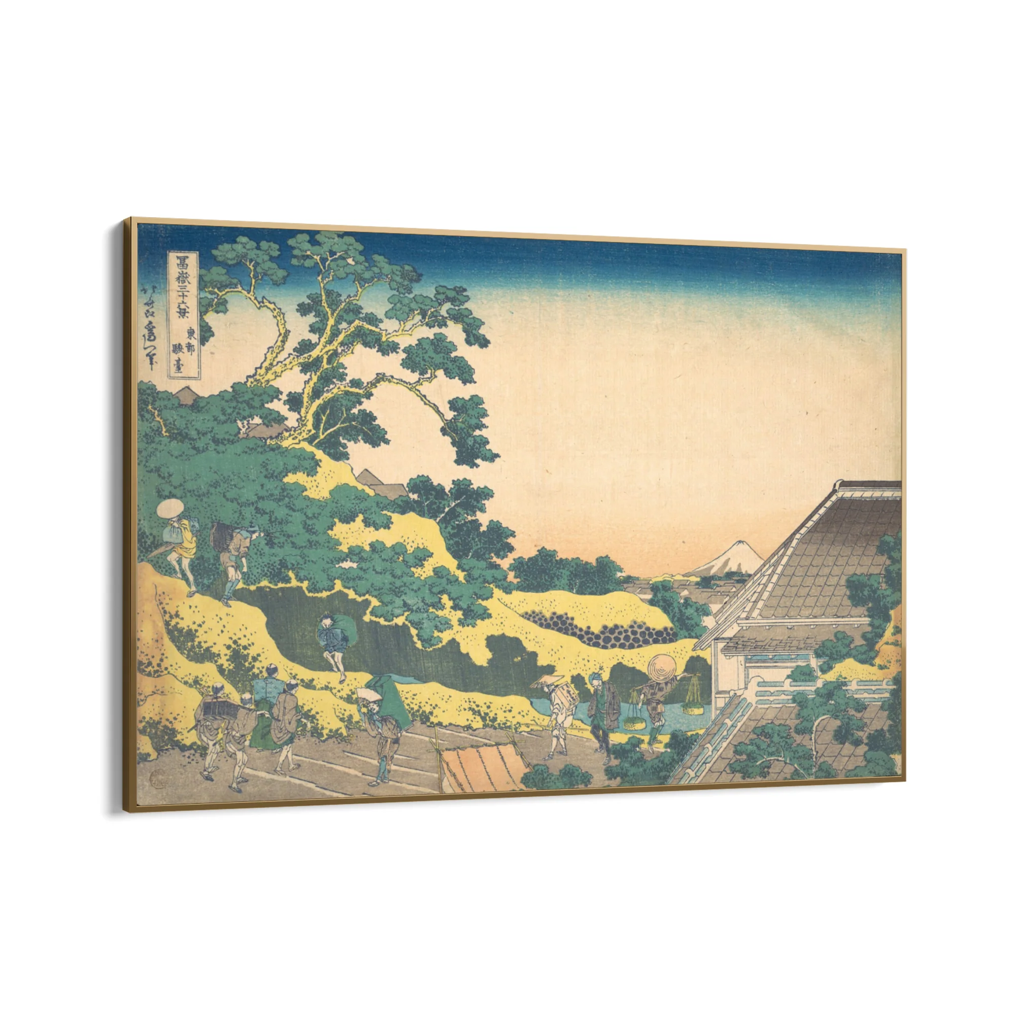 Surugadai in Edo, Katsushika Hokusai - Image 10