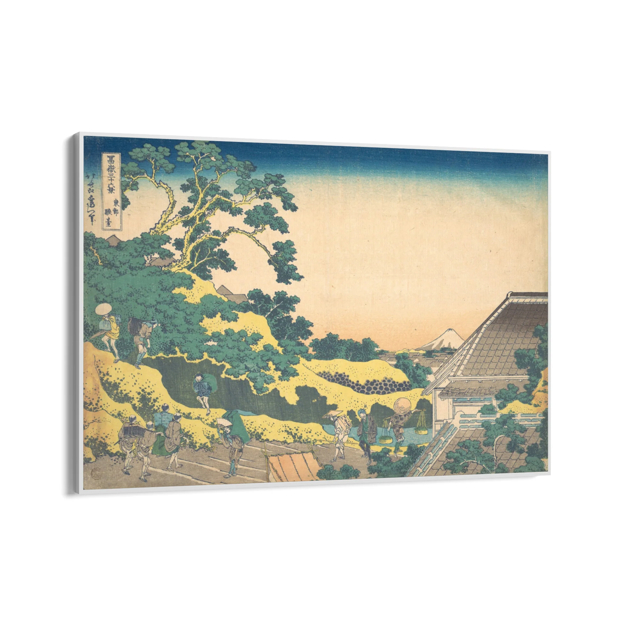 Surugadai in Edo, Katsushika Hokusai - Image 11