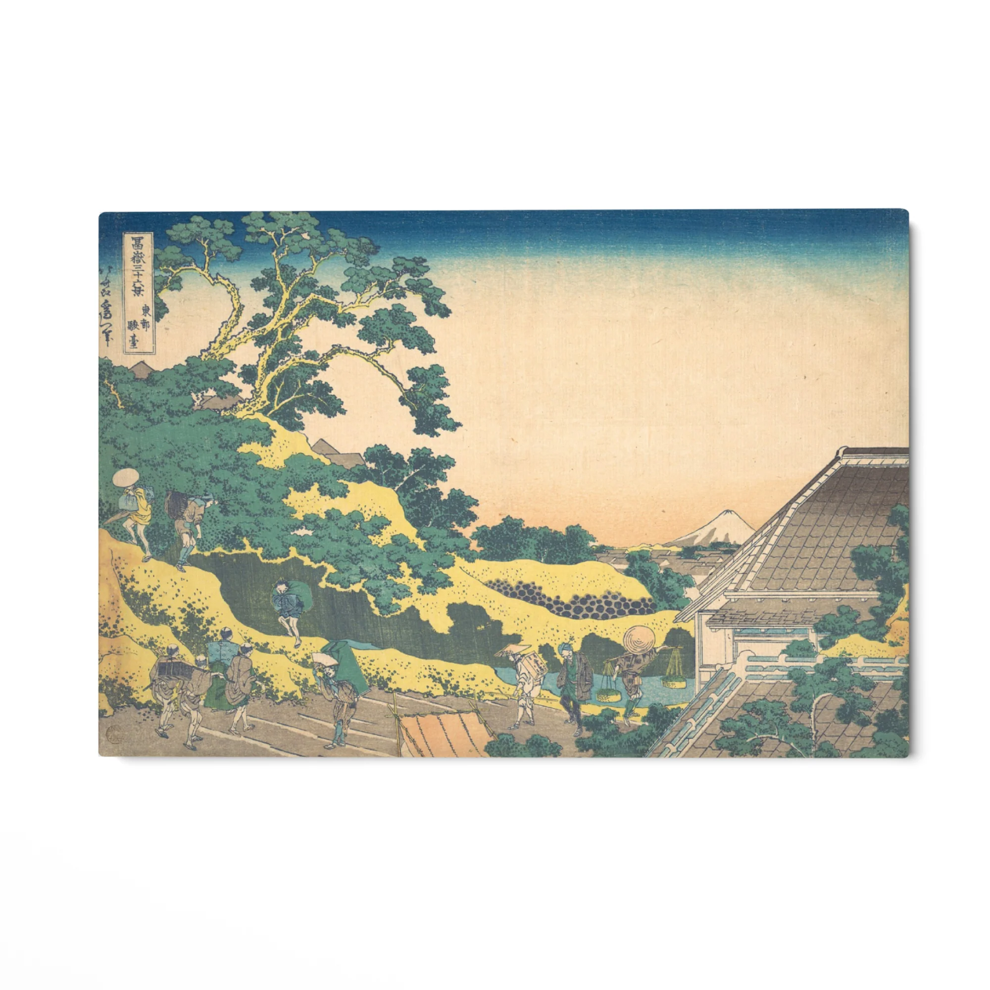 Surugadai in Edo, Katsushika Hokusai - Image 4