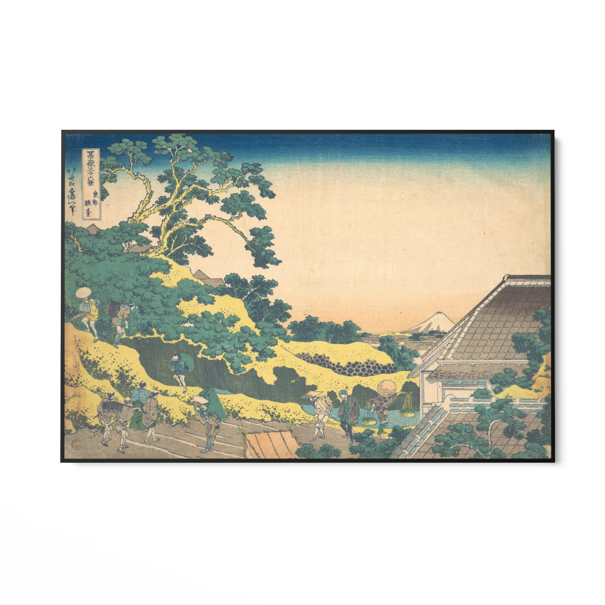 Surugadai in Edo, Katsushika Hokusai - Image 5