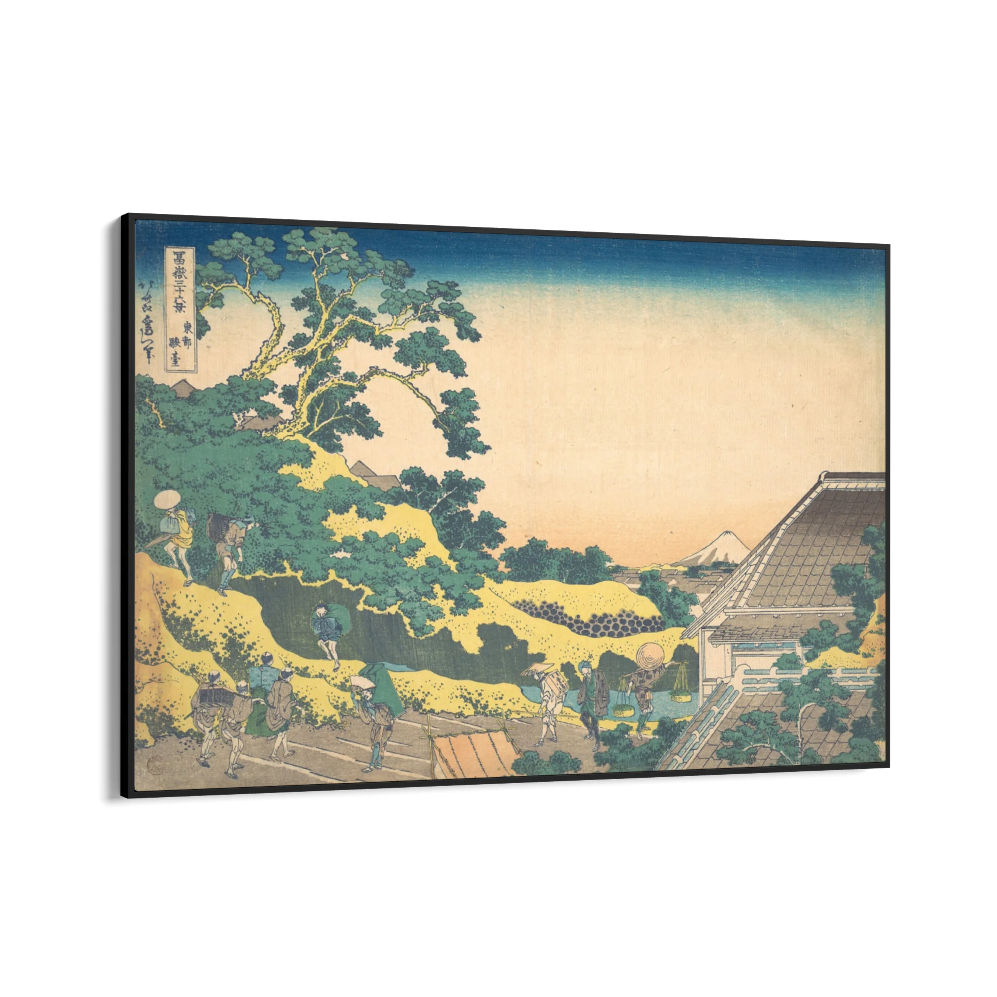 Surugadai in Edo, Katsushika Hokusai - Image 9