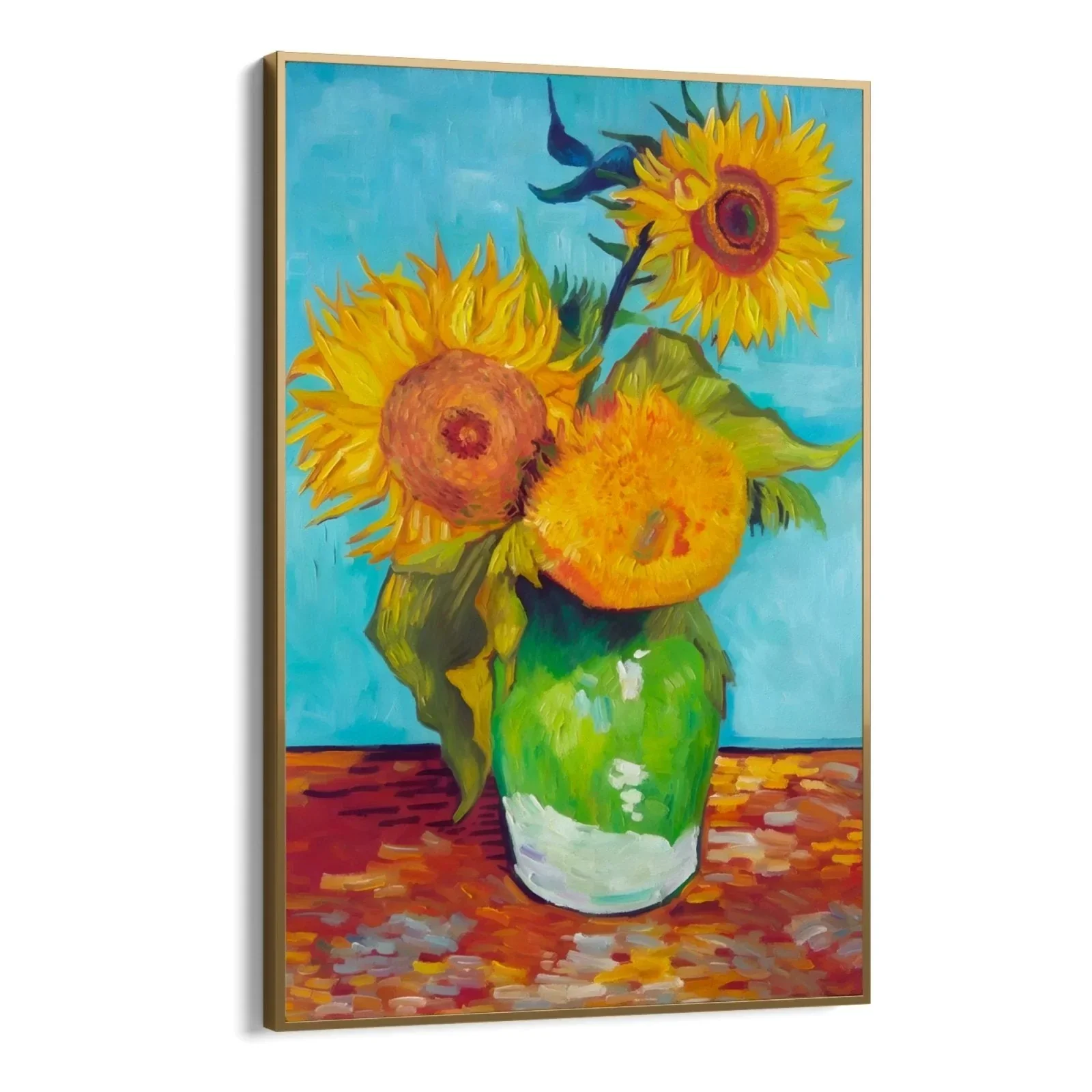 Vase with Three Sunflowers, Vincent Van Gogh - Image 10