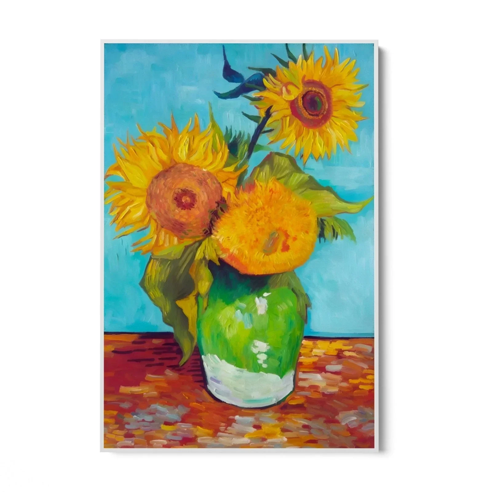 Vase with Three Sunflowers, Vincent Van Gogh - Image 11