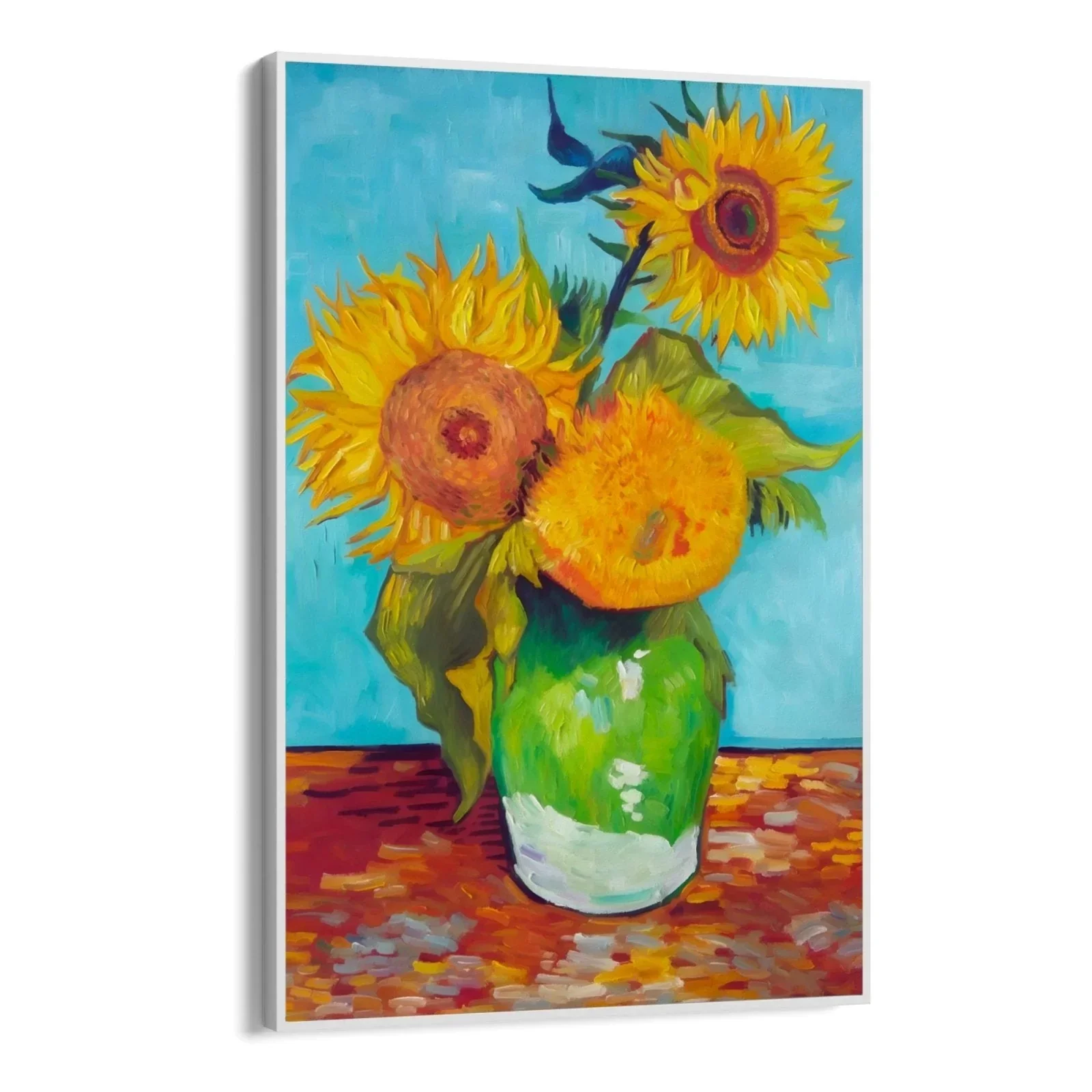 Vase with Three Sunflowers, Vincent Van Gogh - Image 12