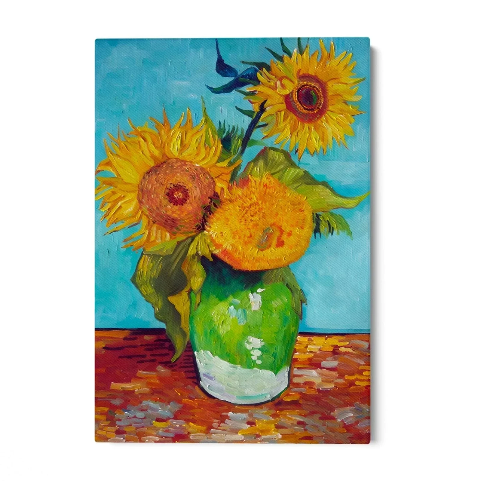 Vase with Three Sunflowers, Vincent Van Gogh - Image 5