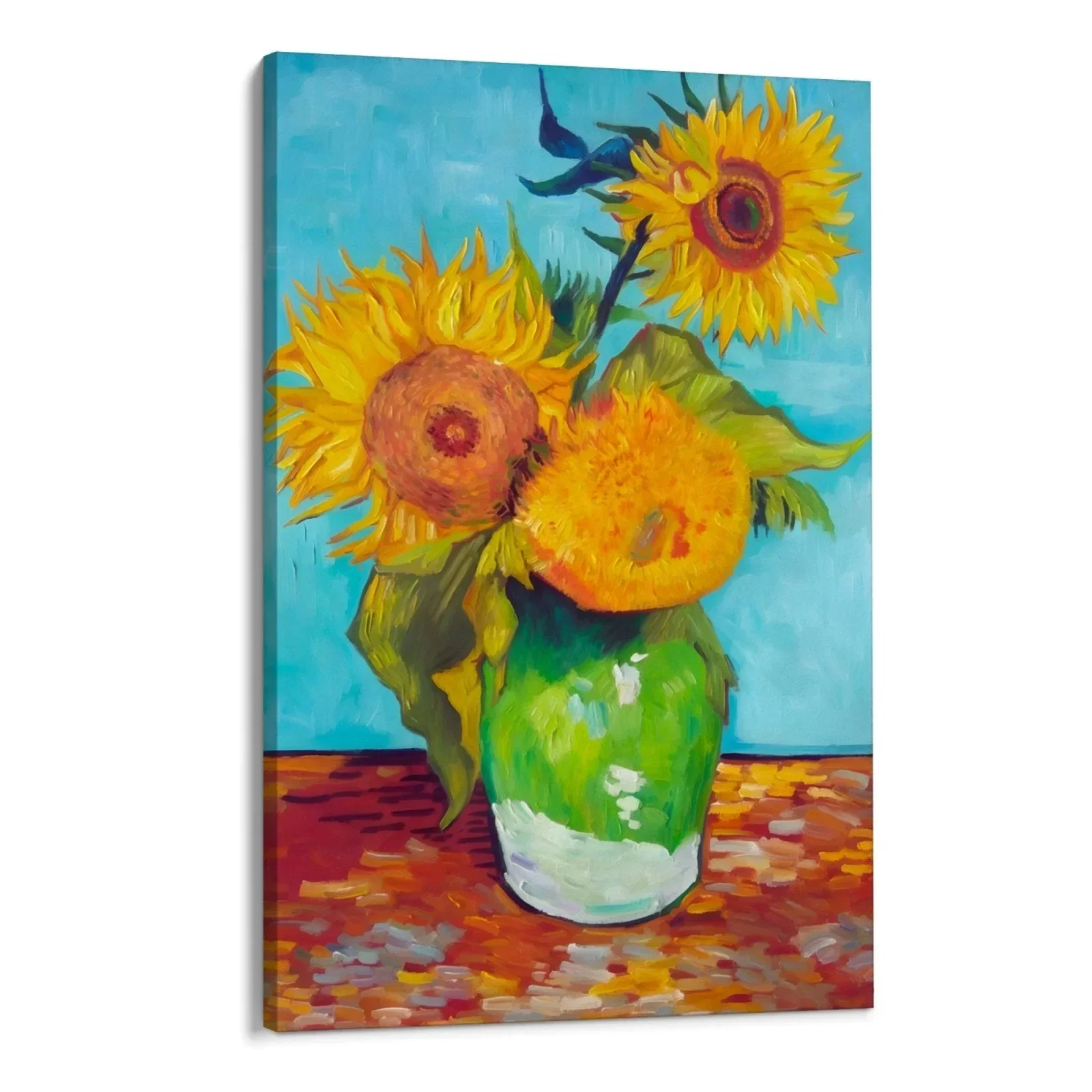 Vase with Three Sunflowers, Vincent Van Gogh - Image 6
