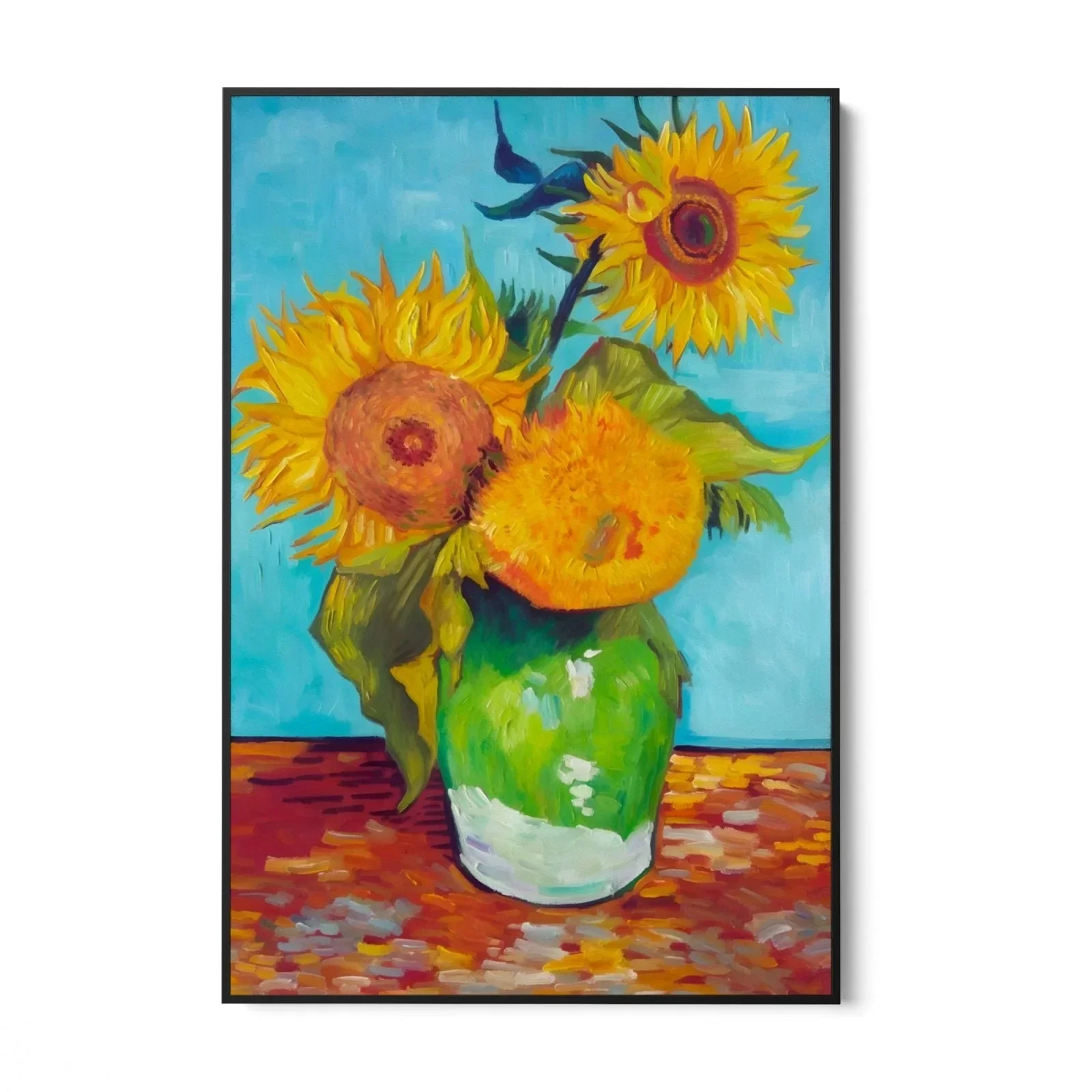 Vase with Three Sunflowers, Vincent Van Gogh - Image 7