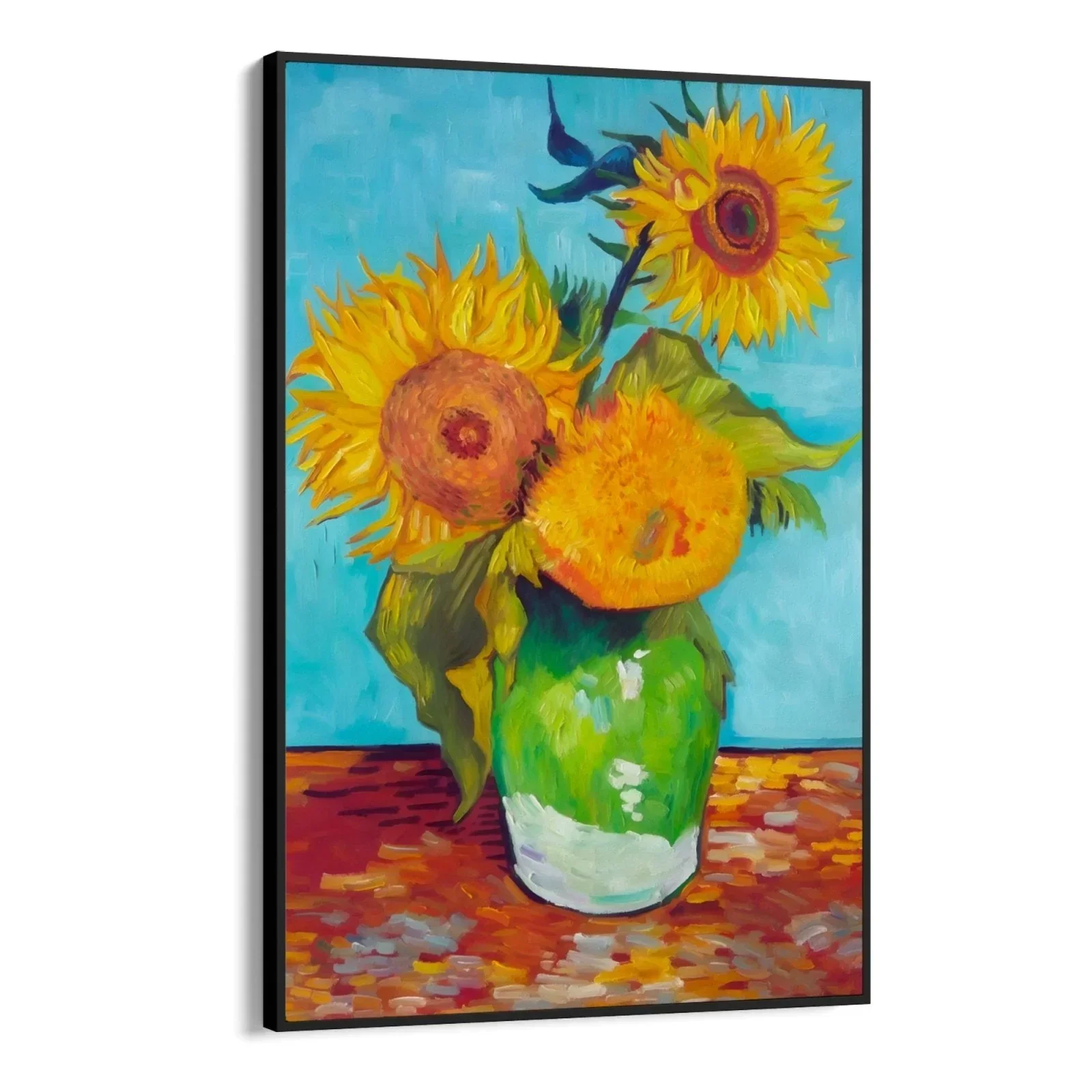 Vase with Three Sunflowers, Vincent Van Gogh - Image 8