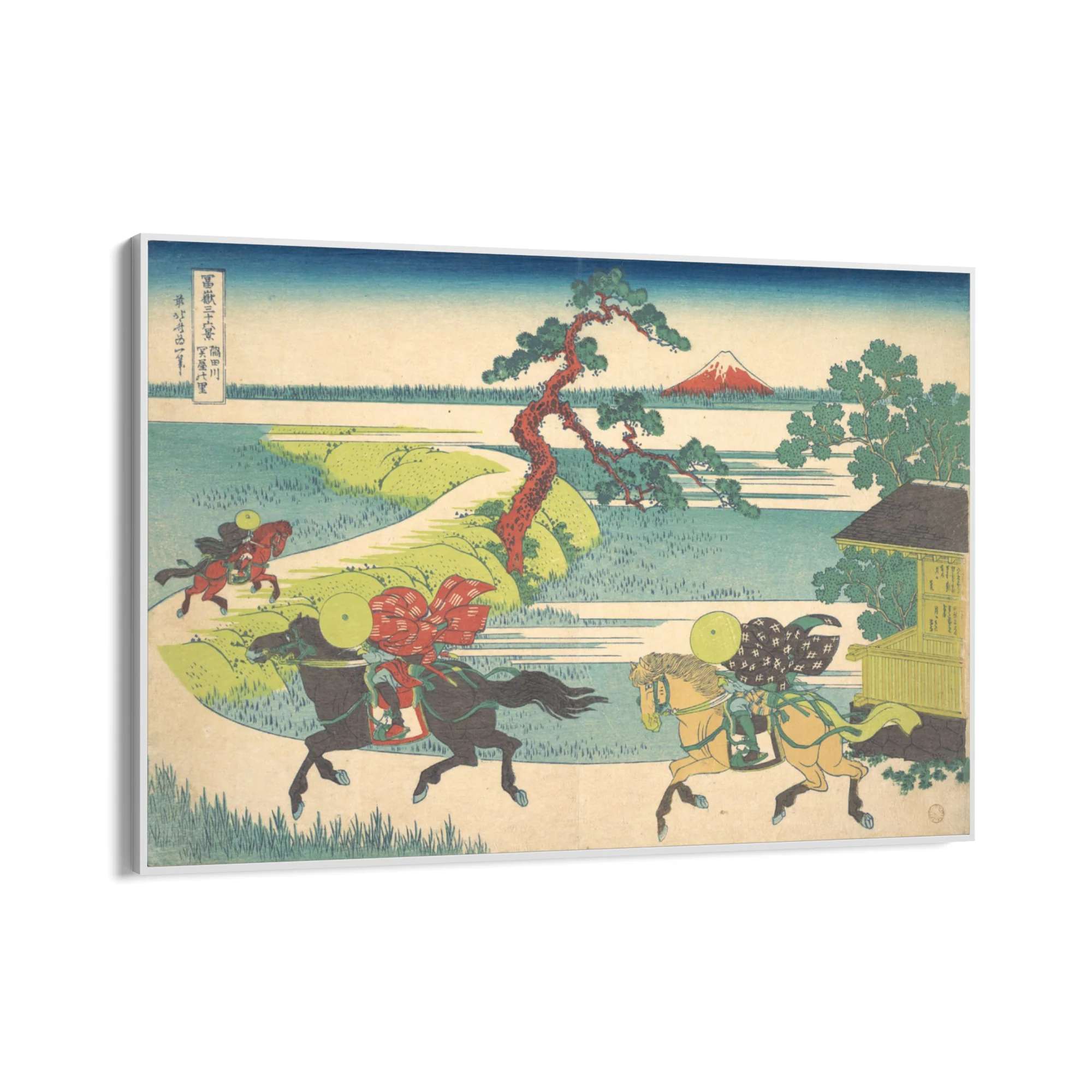 Veduta del villaggio di Sekiya sul fiume Sumida, Katsushika Hokusai - Image 11