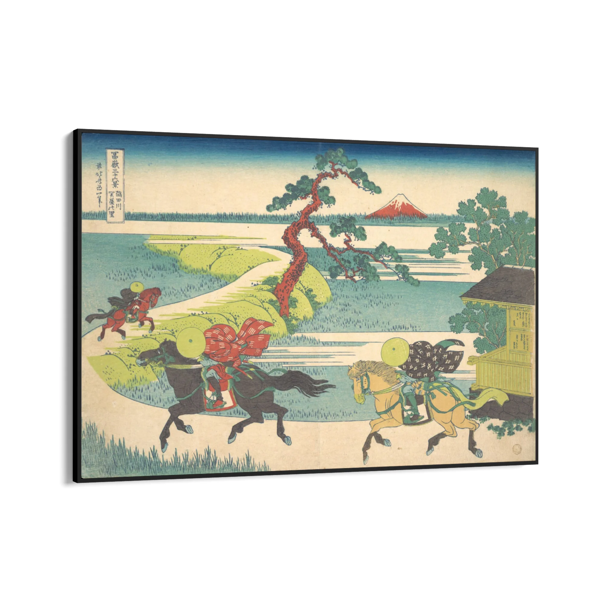 Veduta del villaggio di Sekiya sul fiume Sumida, Katsushika Hokusai - Image 9