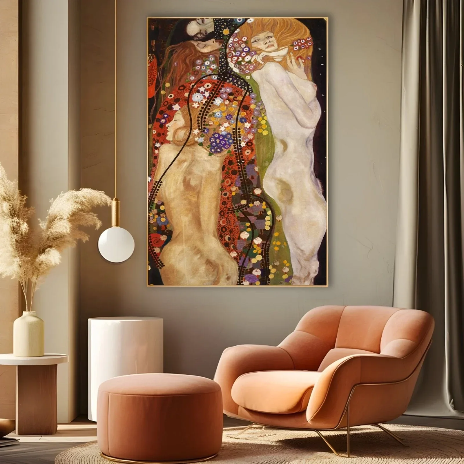Water Serpents, Klimt - Image 3