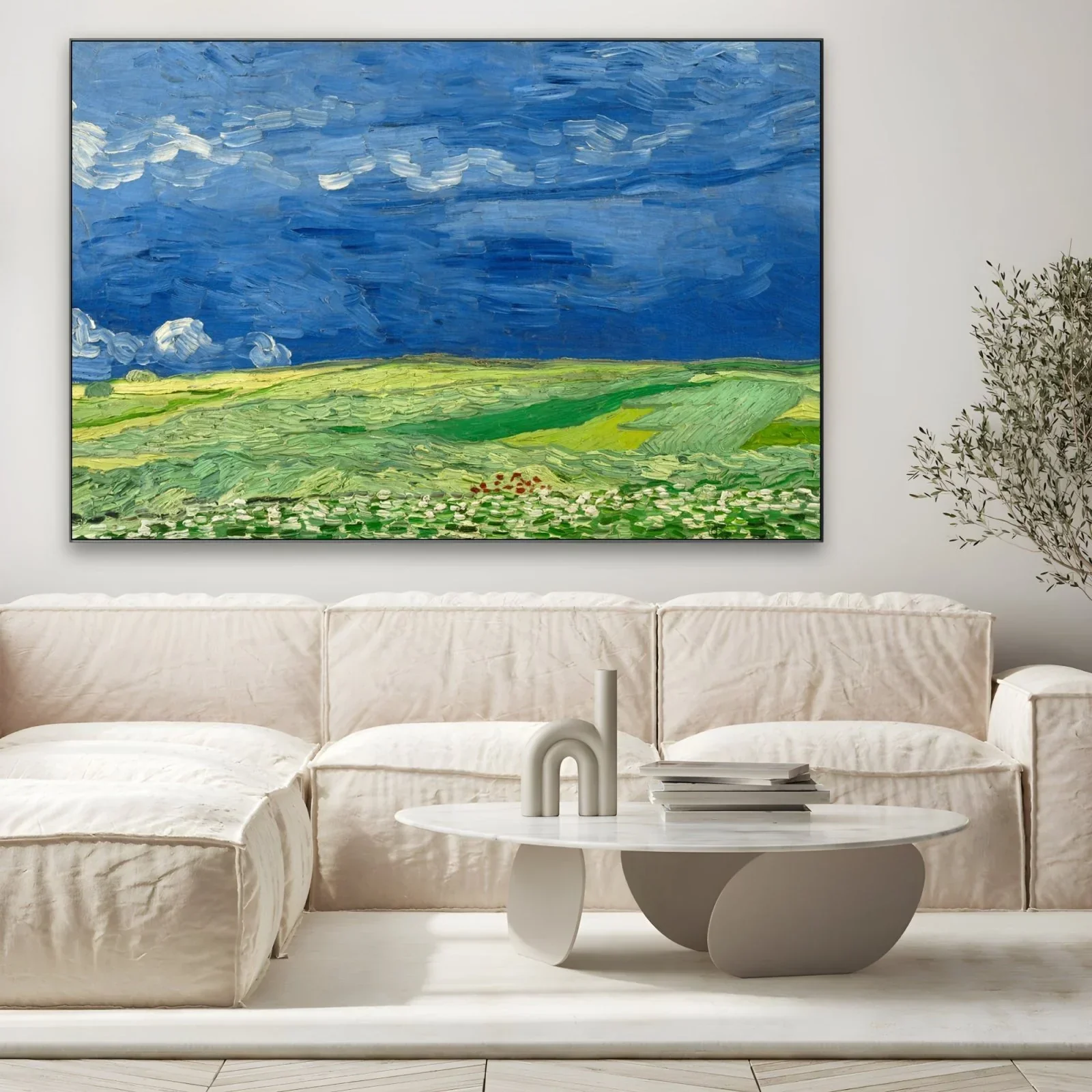 Wheatfields Under Thunderclouds, Vincent Van Gogh - Image 3