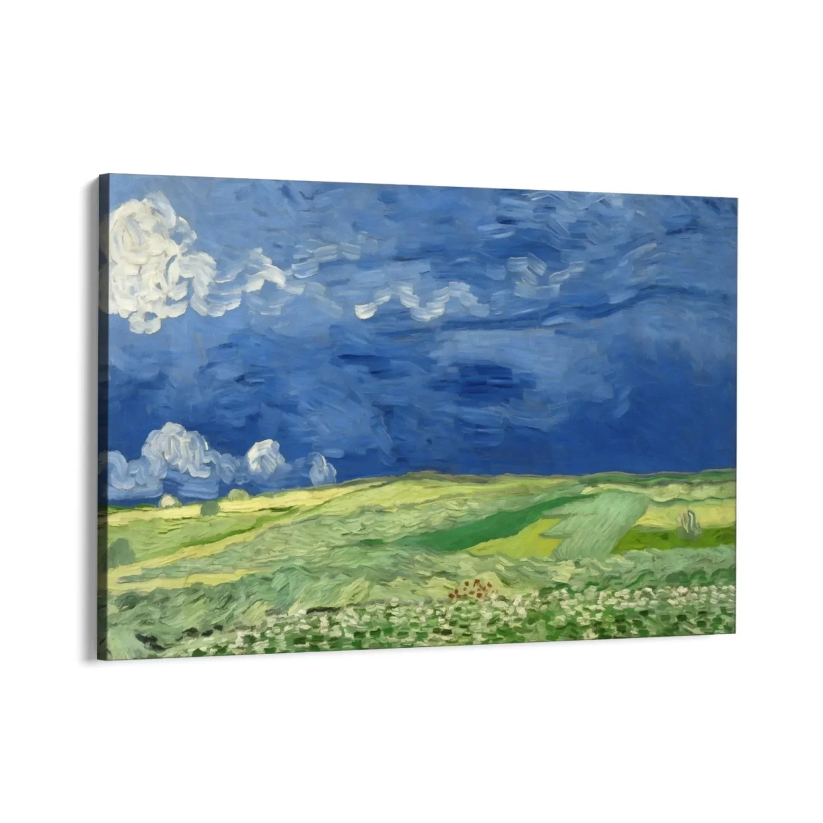 Wheatfields Under Thunderclouds, Vincent Van Gogh - Image 5