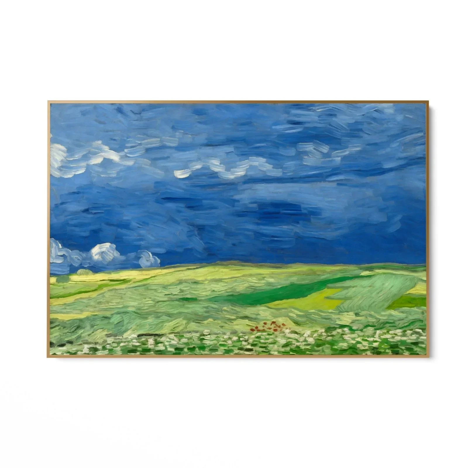 Wheatfields Under Thunderclouds, Vincent Van Gogh - Image 8