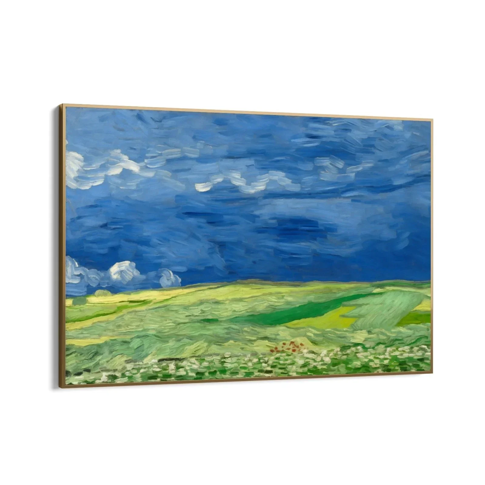 Wheatfields Under Thunderclouds, Vincent Van Gogh - Image 9