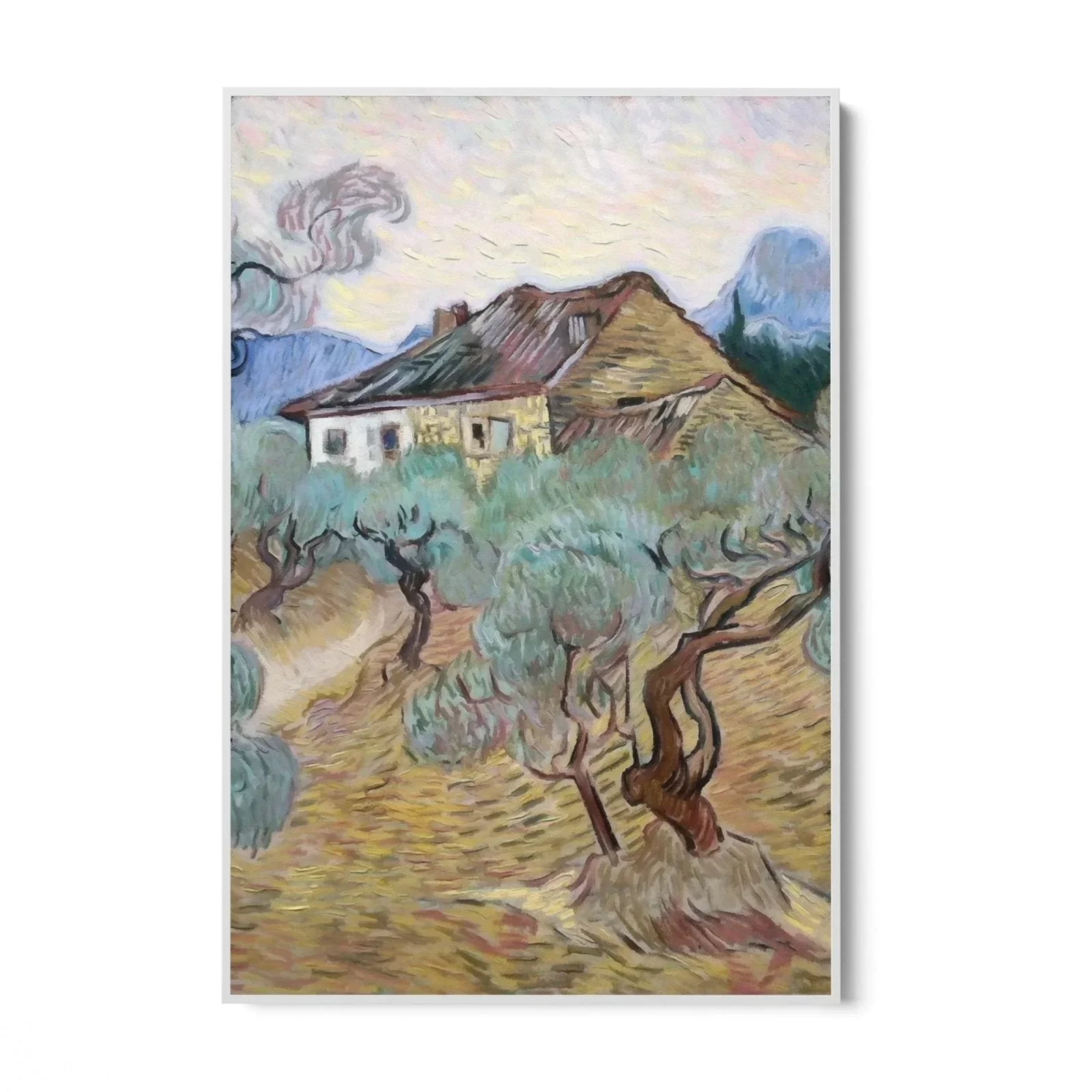 White Cottage Among Olive Trees, Vincent Van Gogh - Image 10