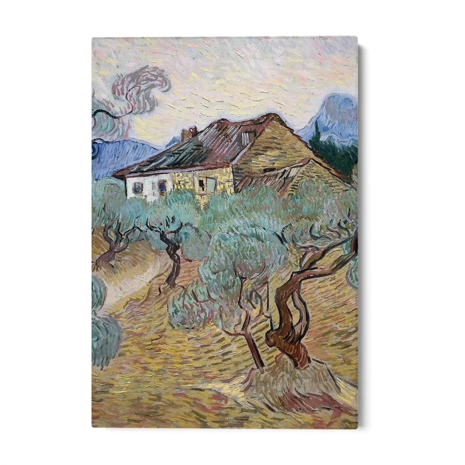 White Cottage Among Olive Trees, Vincent Van Gogh - Image 4