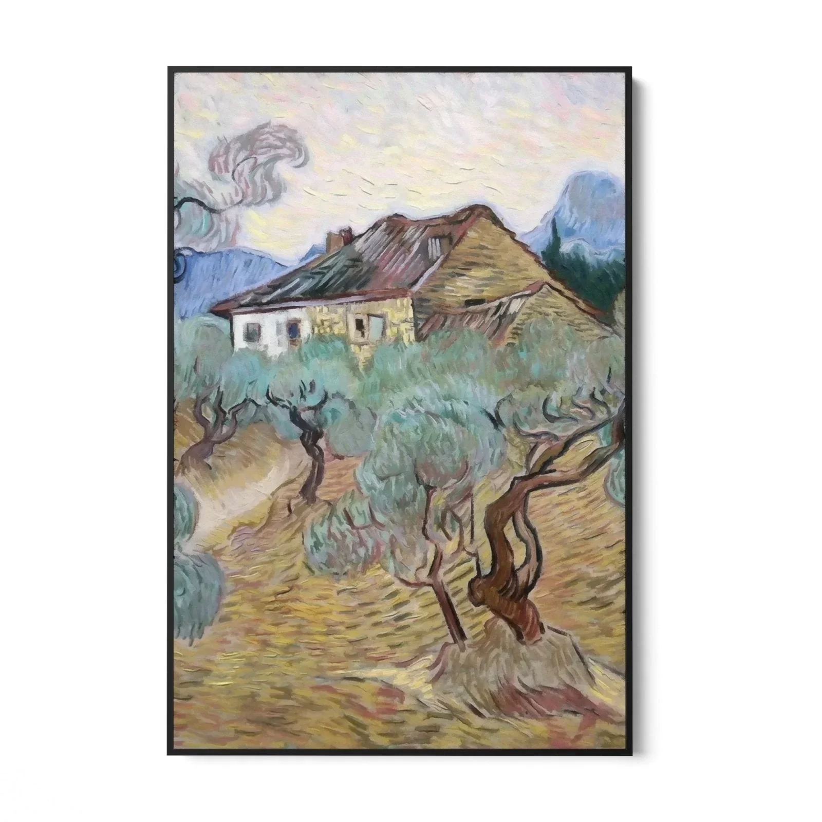 White Cottage Among Olive Trees, Vincent Van Gogh - Image 6