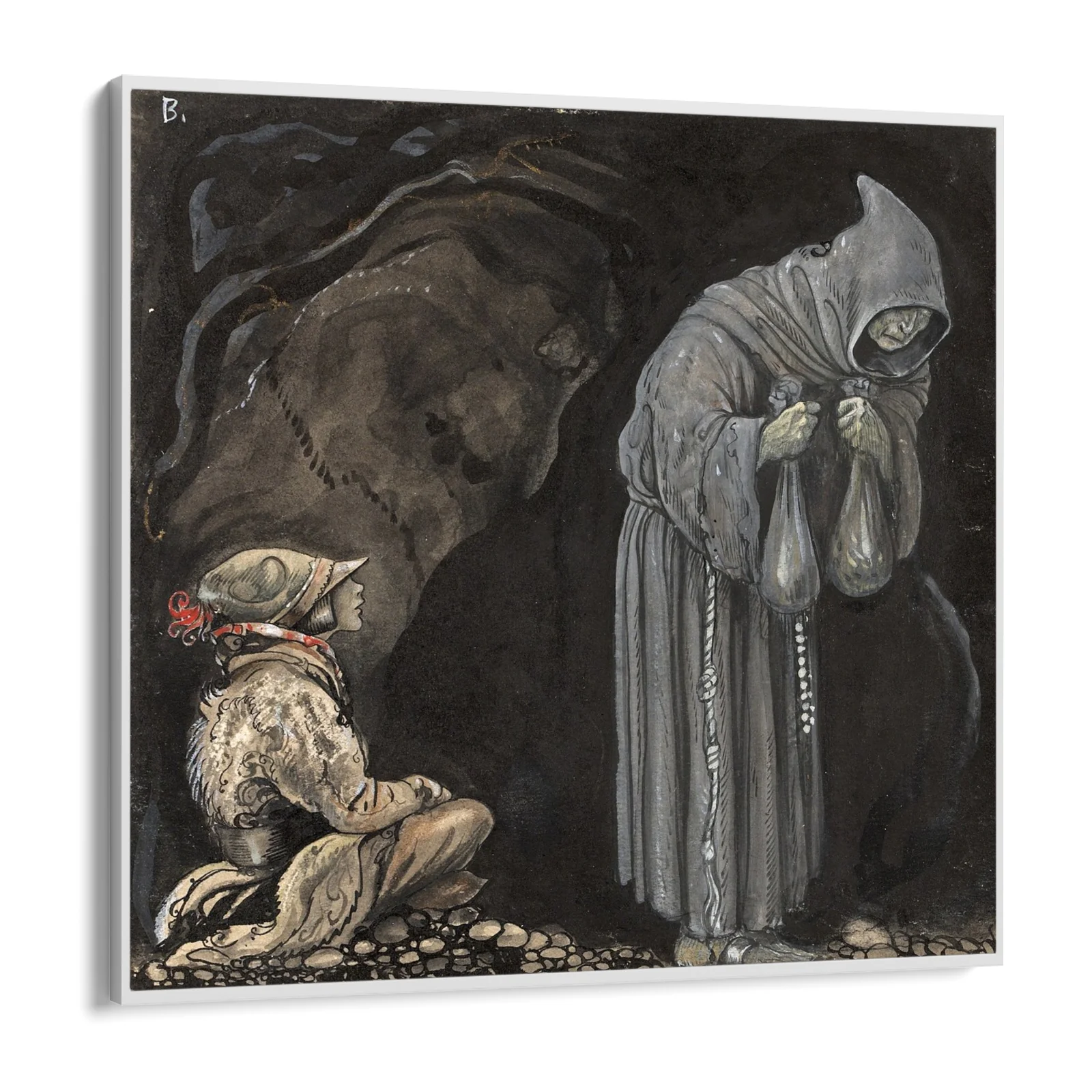 Witch and Boy, John Bauer - Image 11