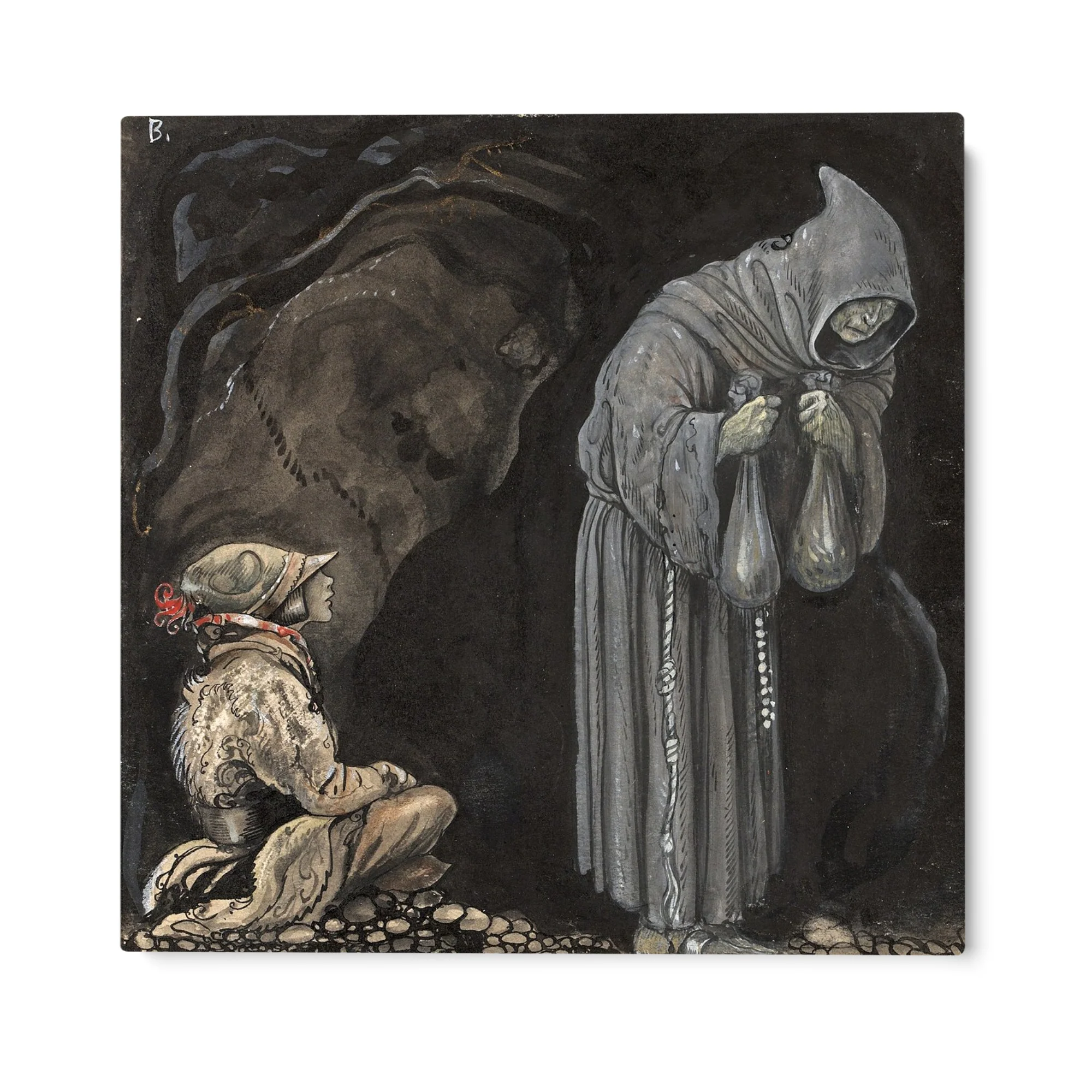 Witch and Boy, John Bauer - Image 4